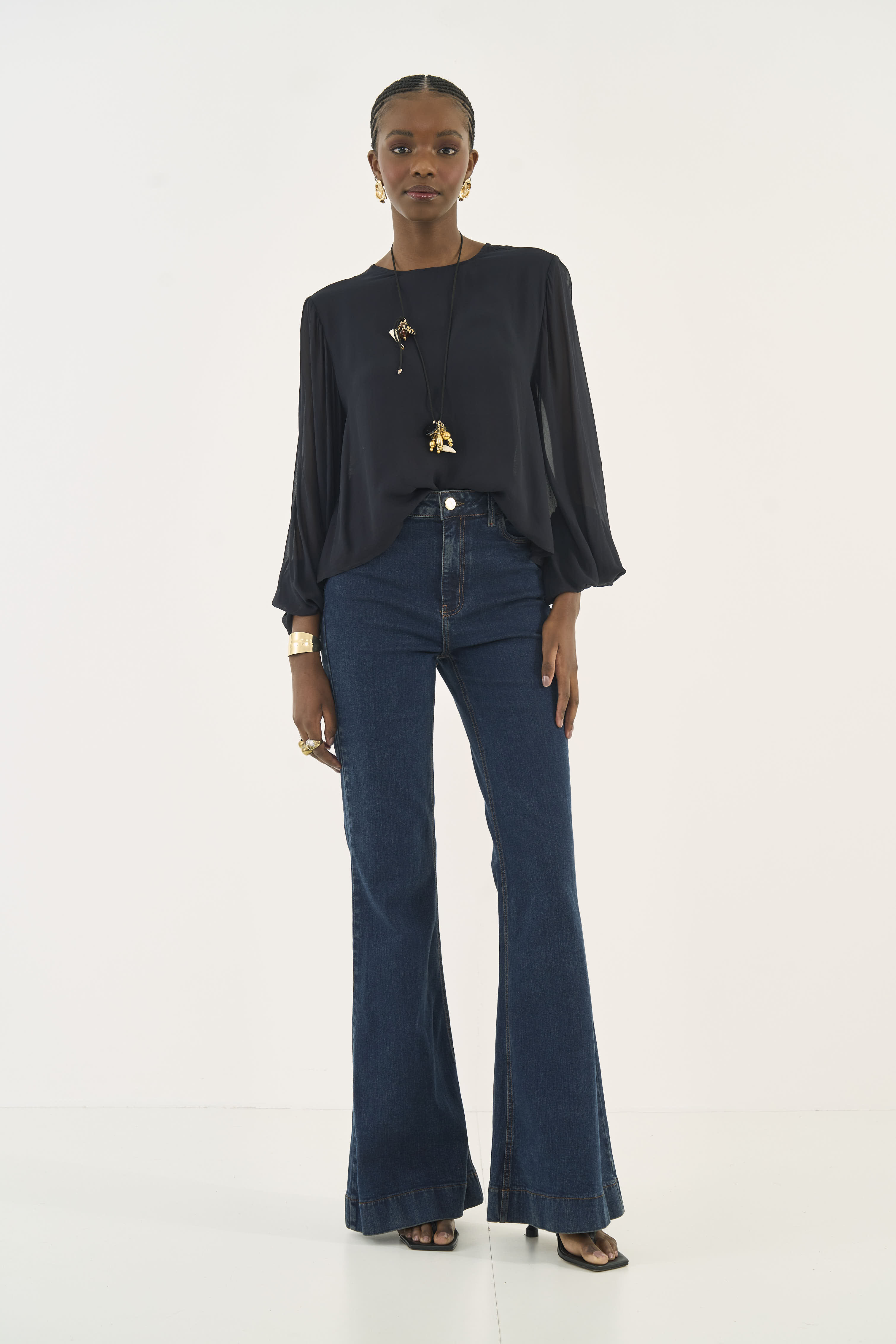 CALÇA JEANS BRUNA BOOT CUT 38 INDIGO