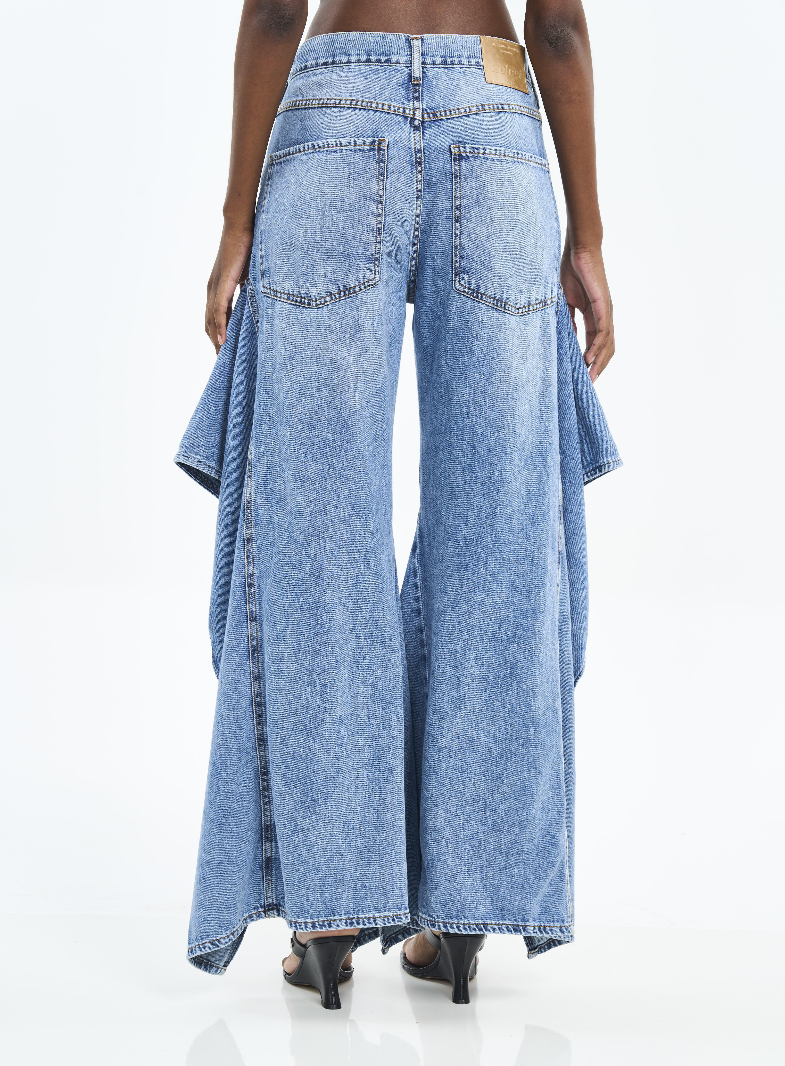 CALÇA JEANS LEONI LOW 36 INDIGO