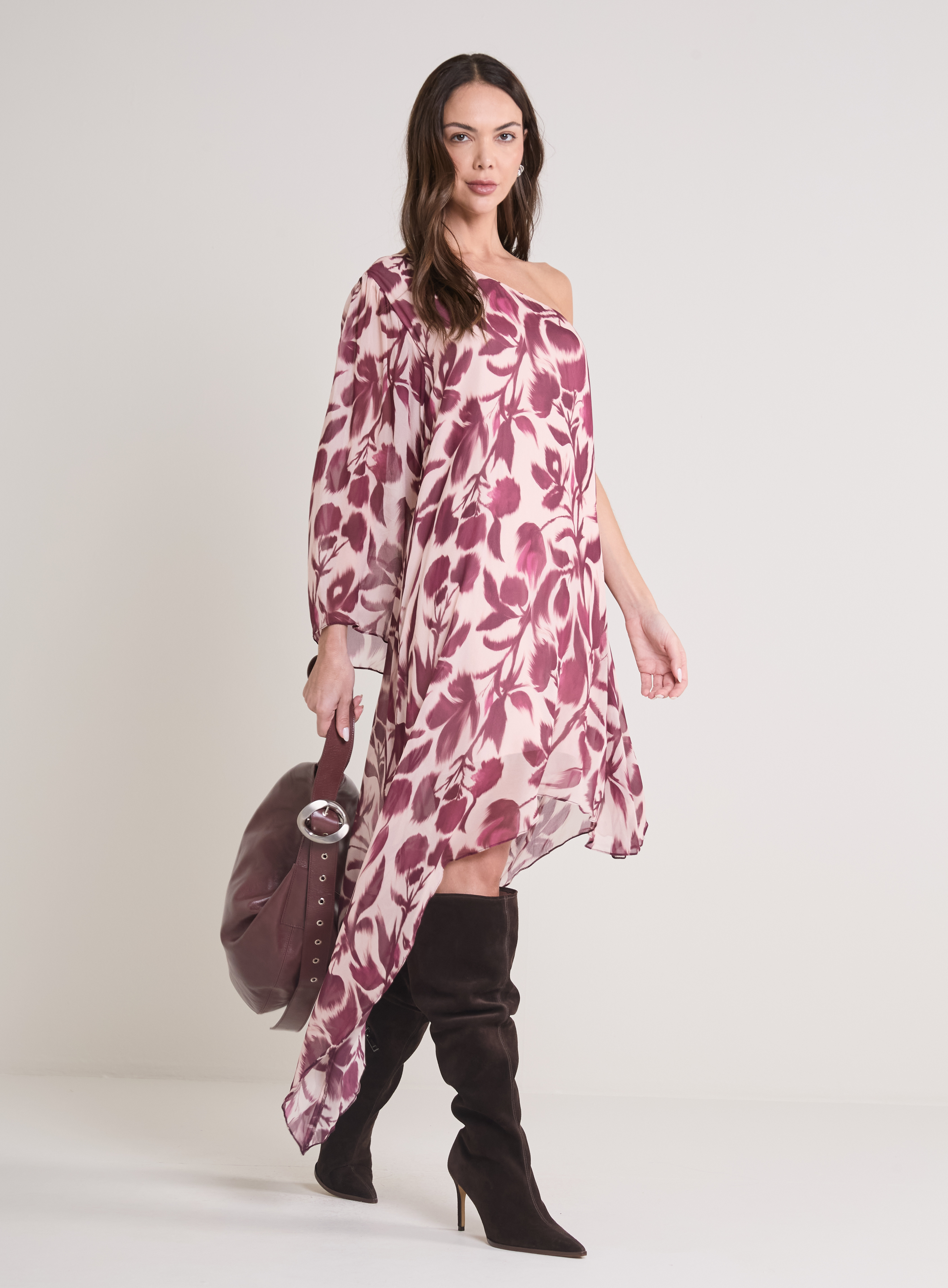 VESTIDO ESTAMPADO PP BLURRED FLOWER