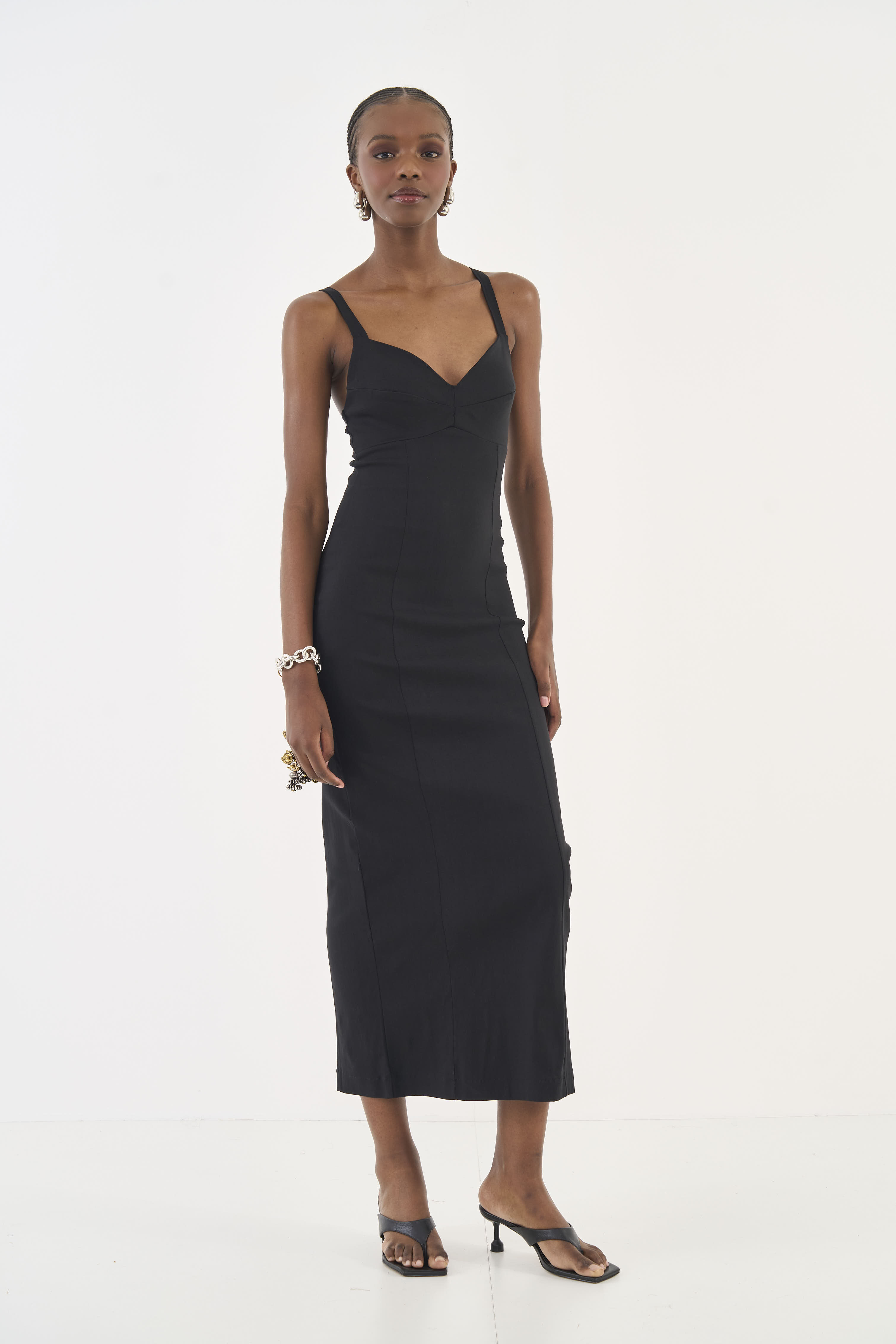 VESTIDO COLCCI G PRETO