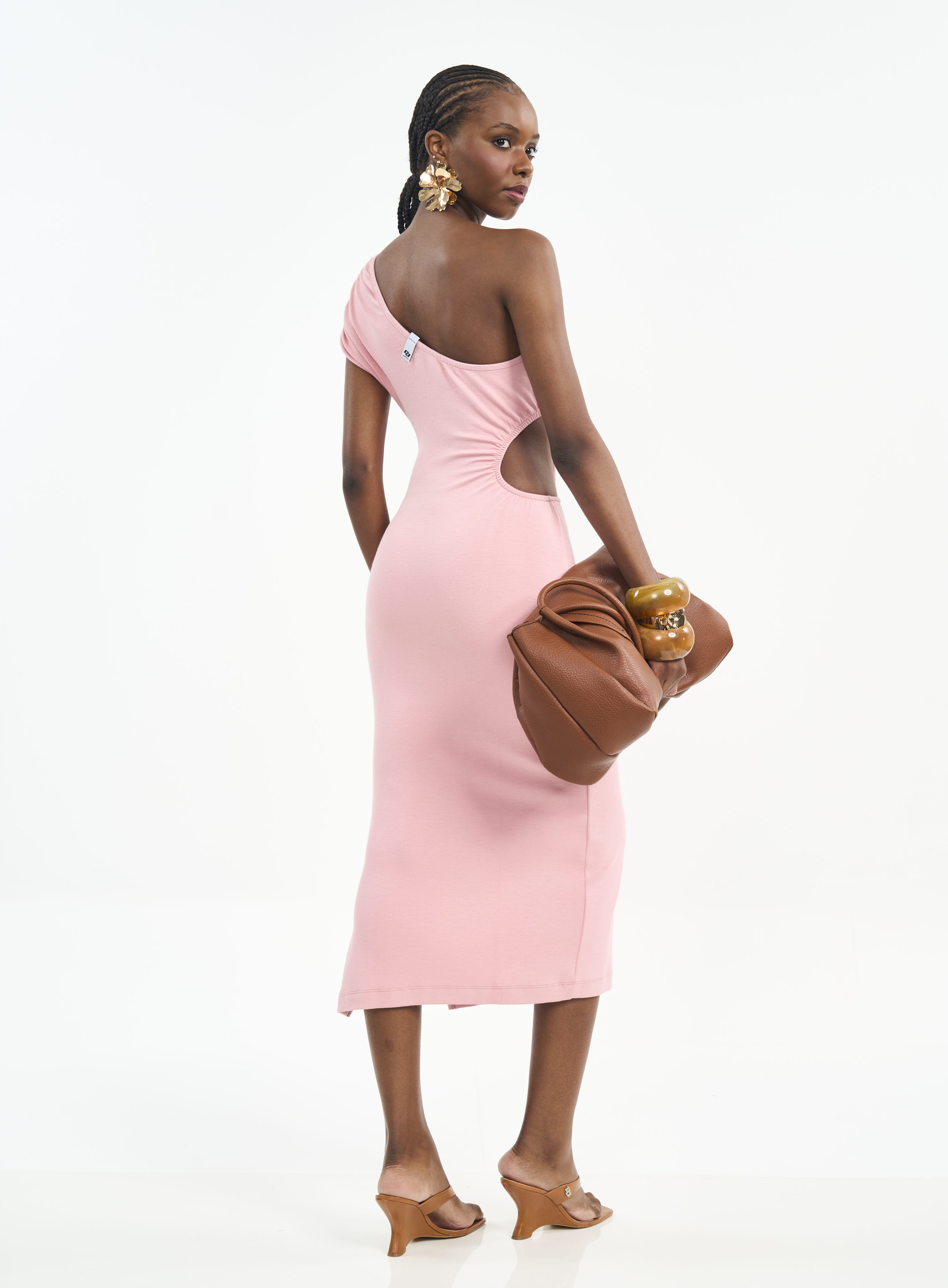 VESTIDO COLCCI PP ROSA ICE PINK