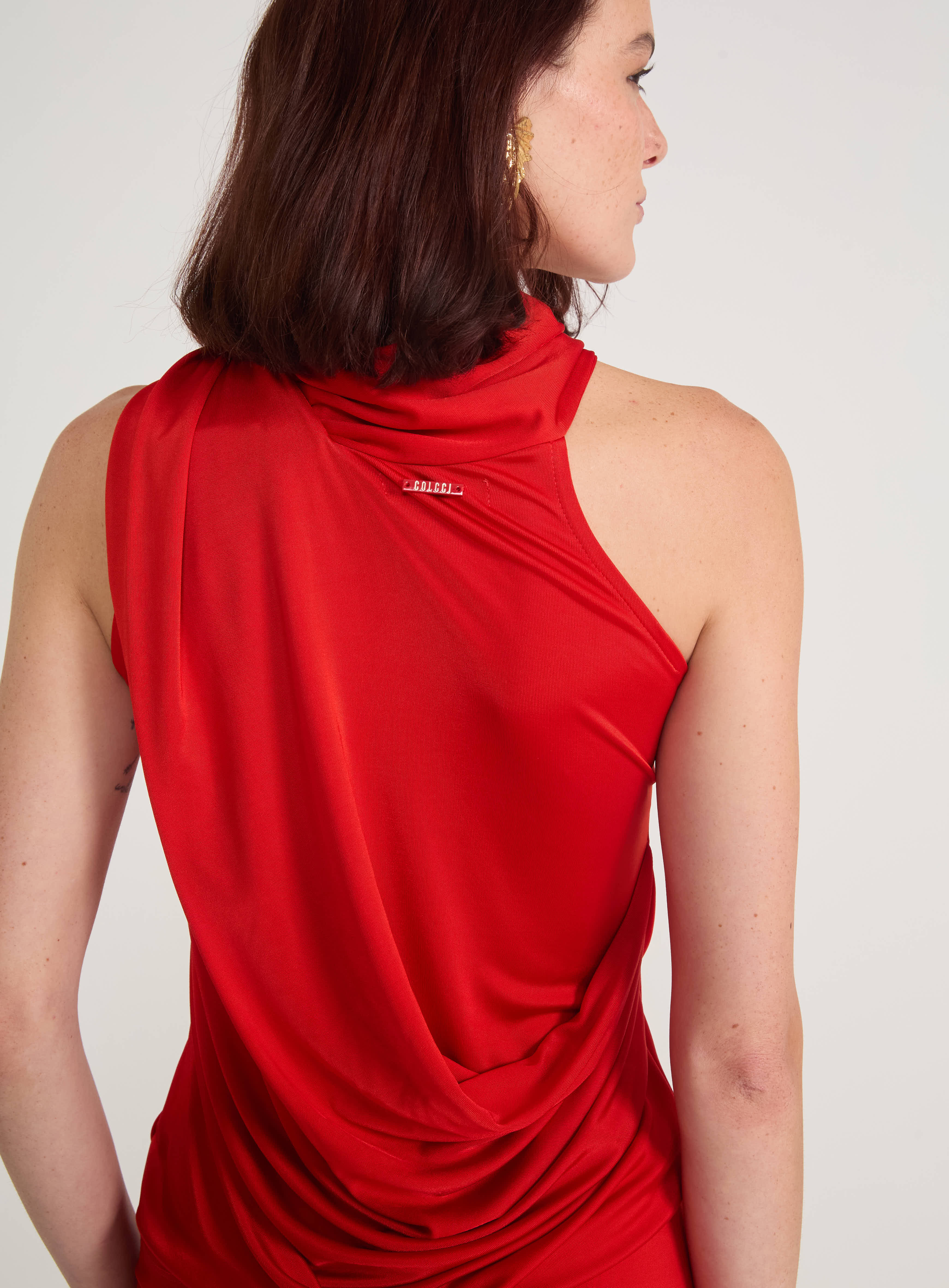 BLUSA COLCCI G VERMELHO SPARKL