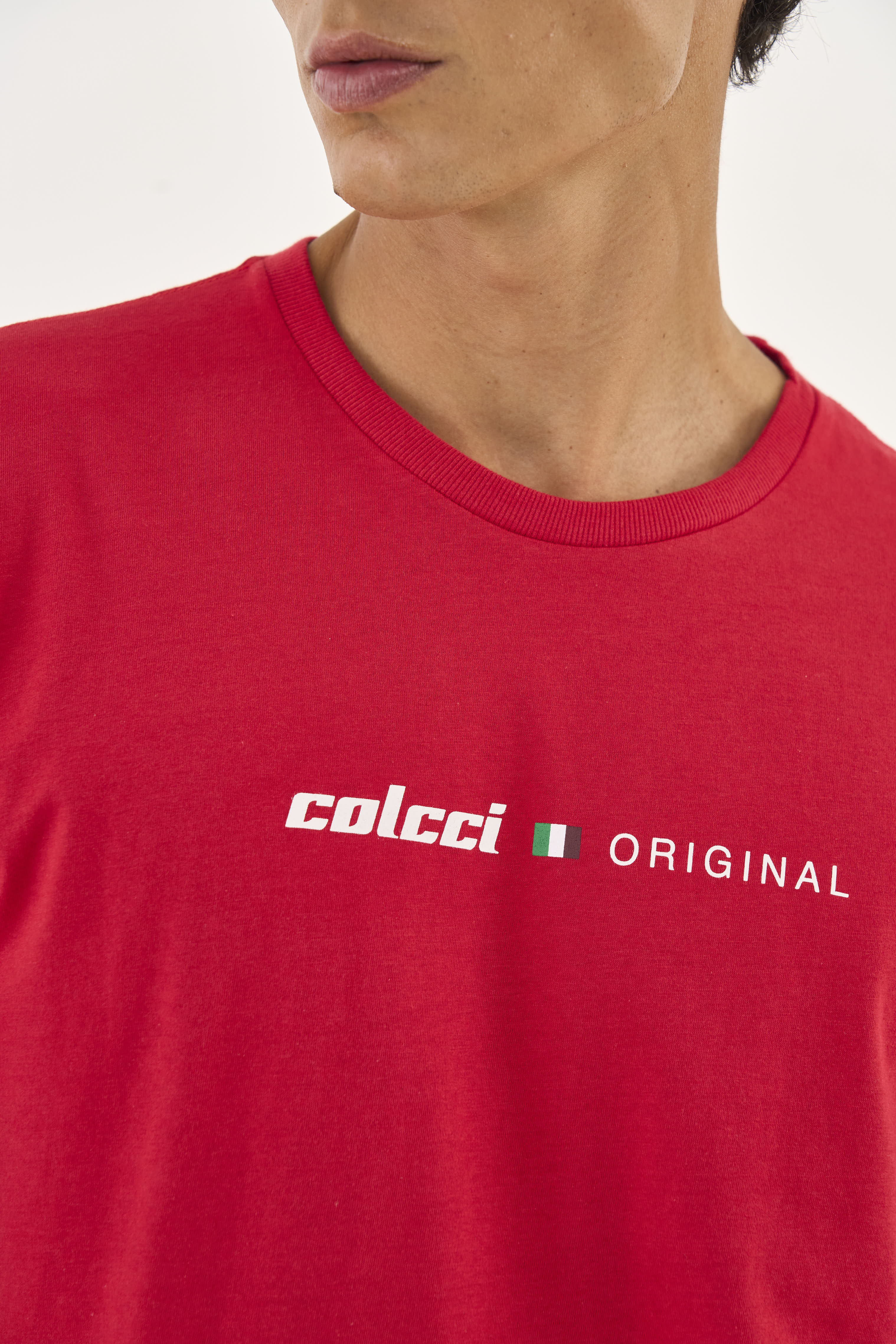 CAMISETA COLCCI GG VERMELHO TEMPER