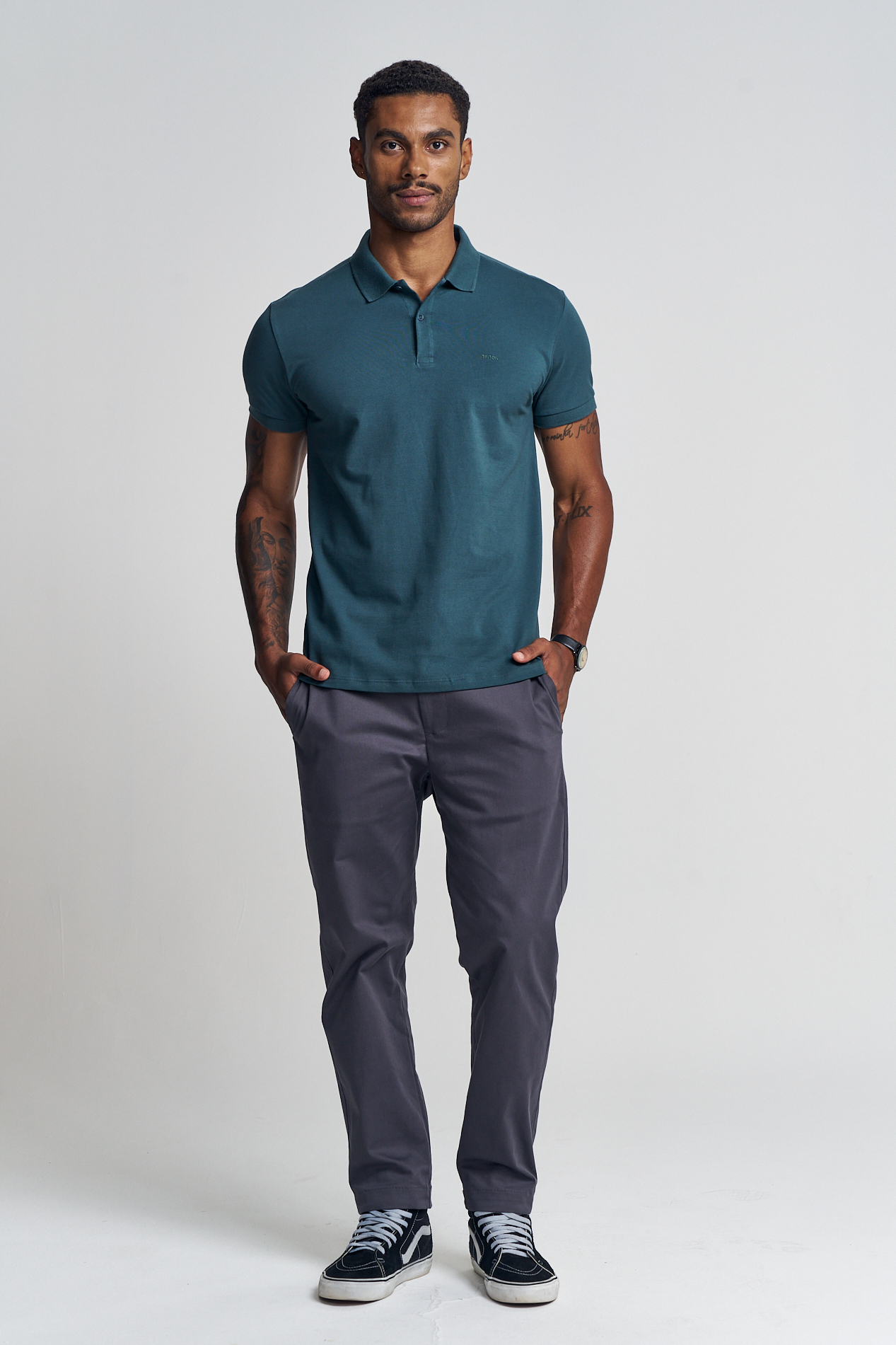 POLO TRITON M MARROM ROCCIA
