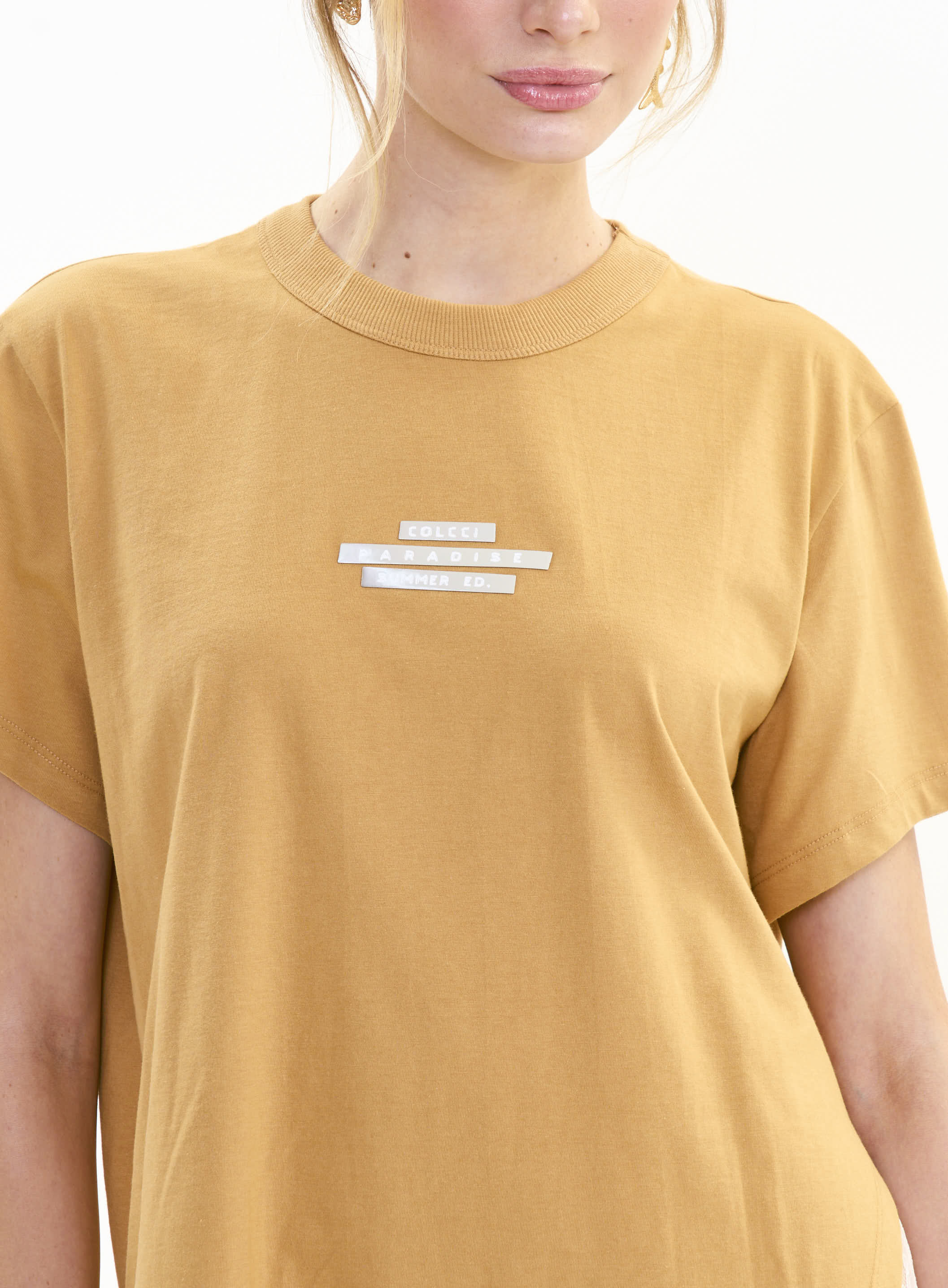 CAMISETA COLCCI GG MARROM FEIJO