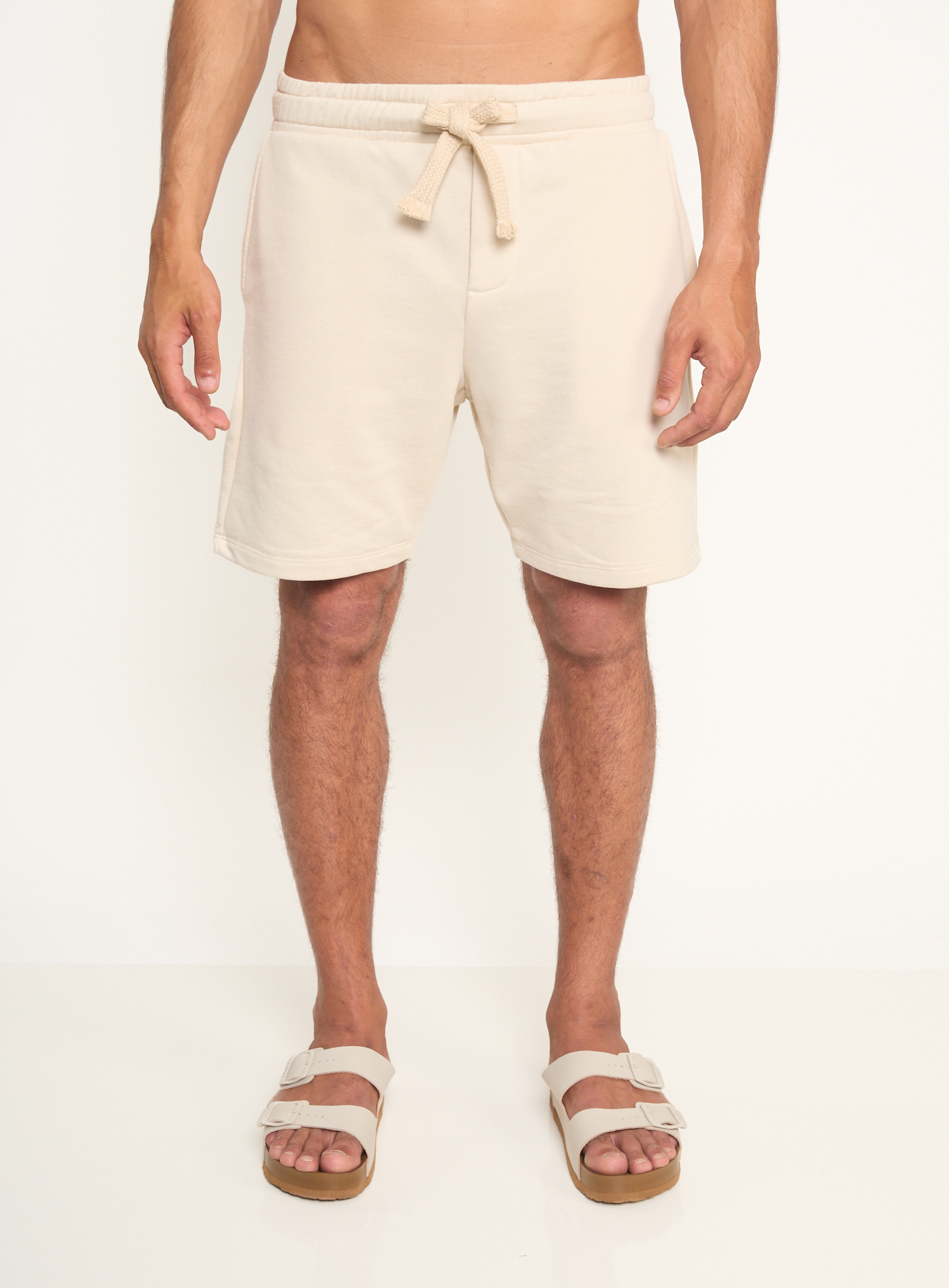 BERMUDA MOLETOM G BEGE TAUPE