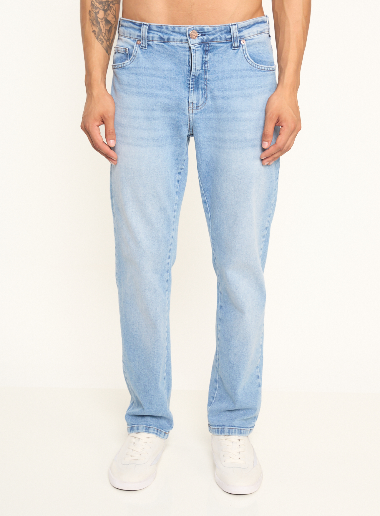 CALÇA JEANS RETA 40 INDIGO
