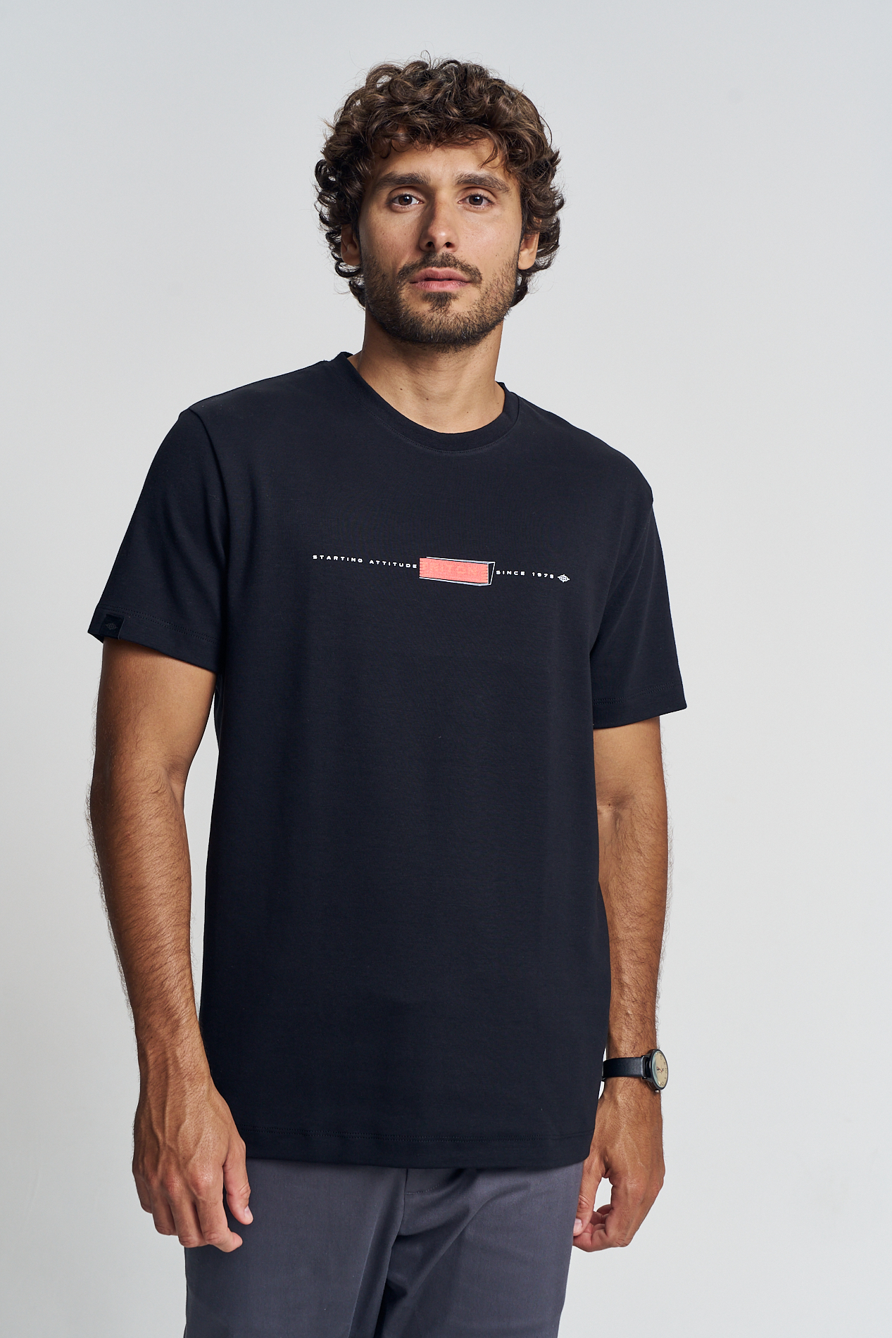 CAMISETA TRITON M PRETO