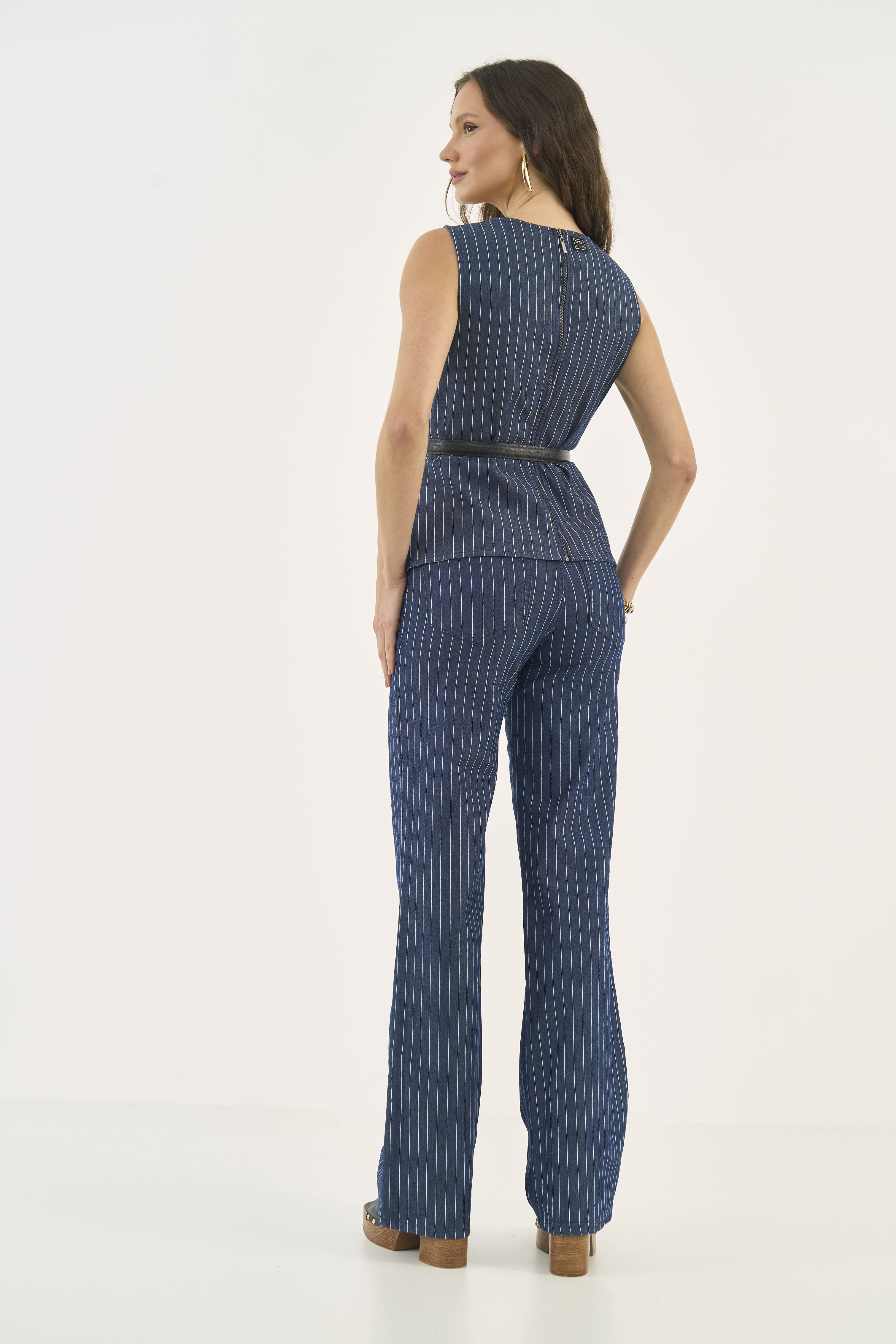 BLUSA JEANS LISTRADA G LISTRADO