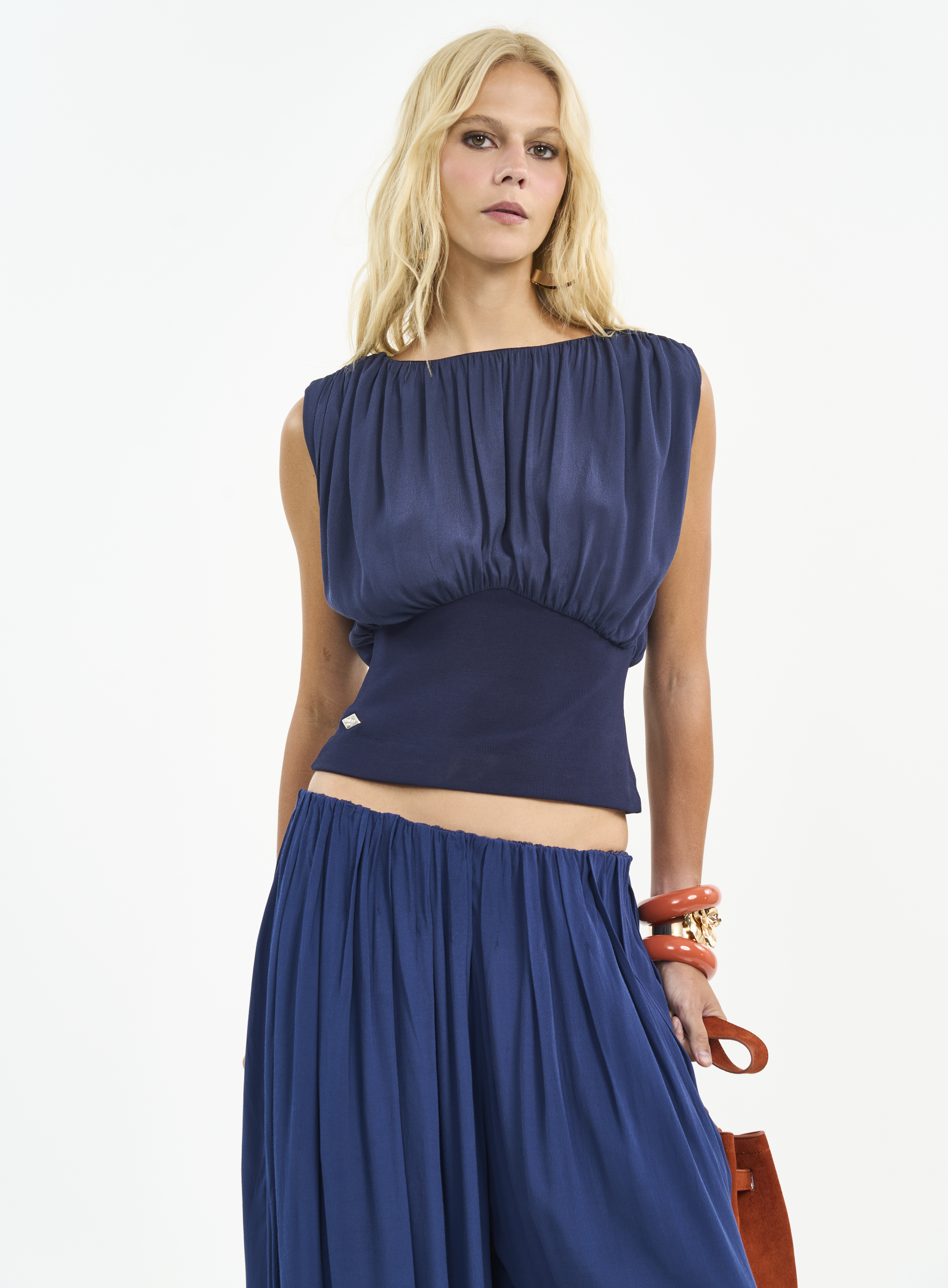 BLUSA COLCCI M AZUL OLYMPIC