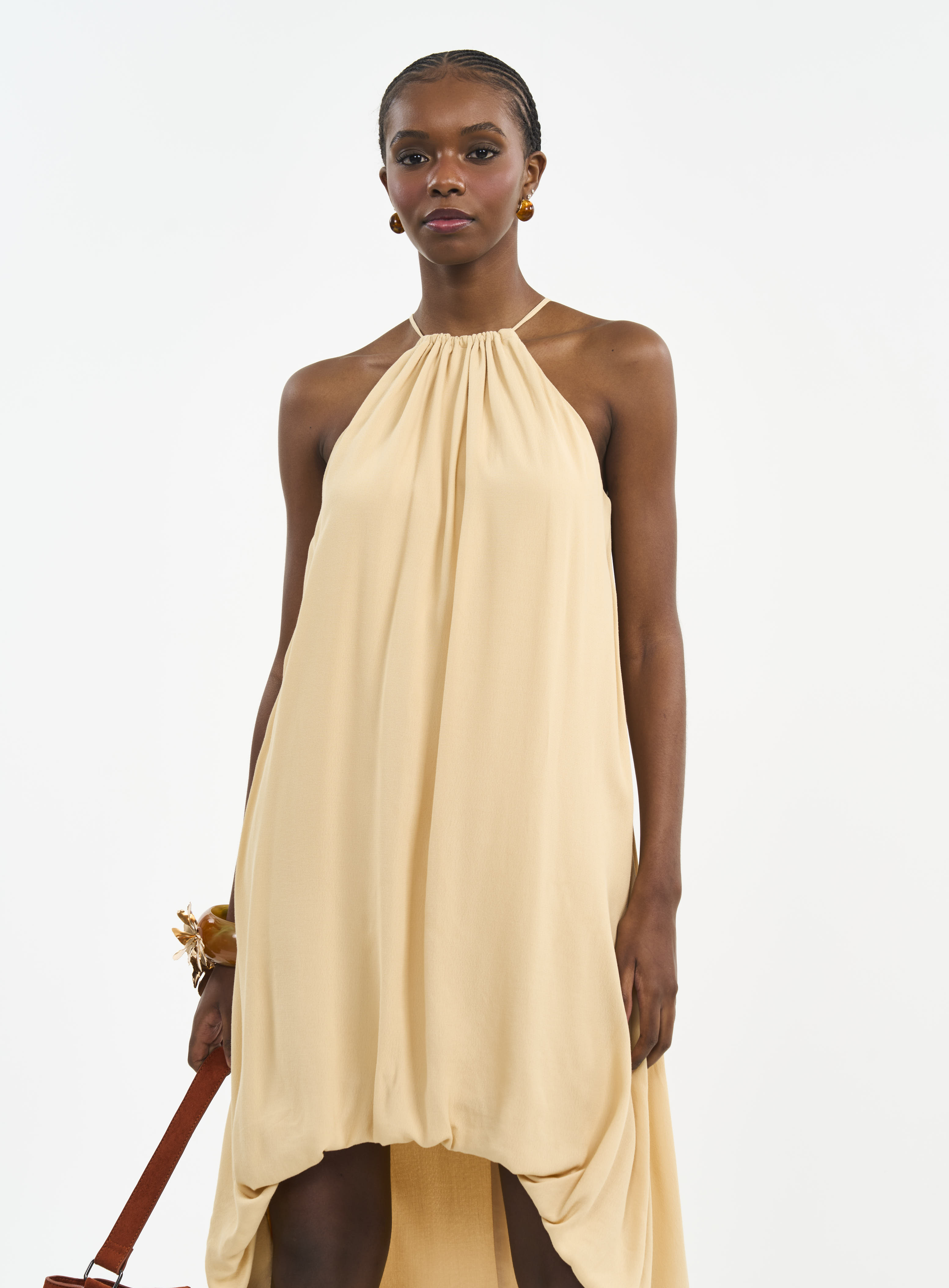 VESTIDO COLCCI M BEGE BIENTO