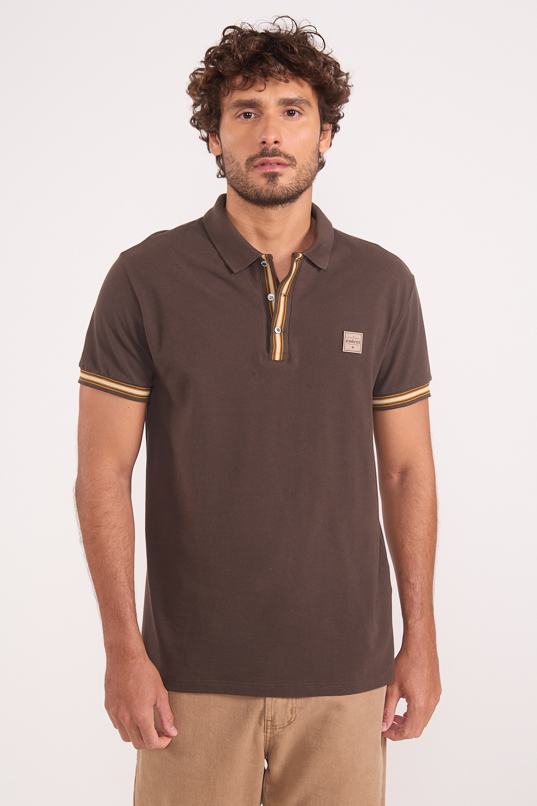 POLO COLCCI XGG MARROM COCONUT