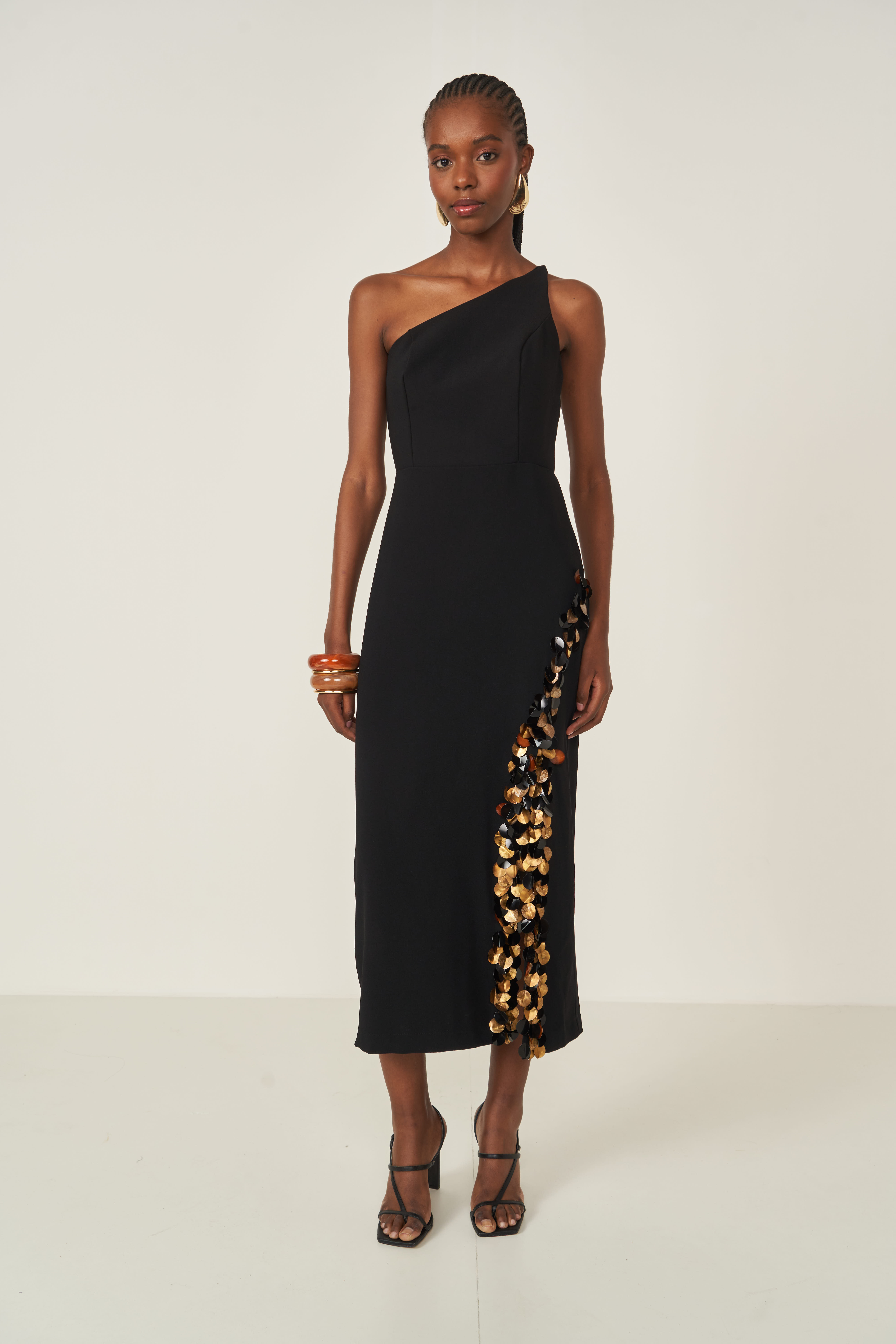 VESTIDO COLCCI G PRETO
