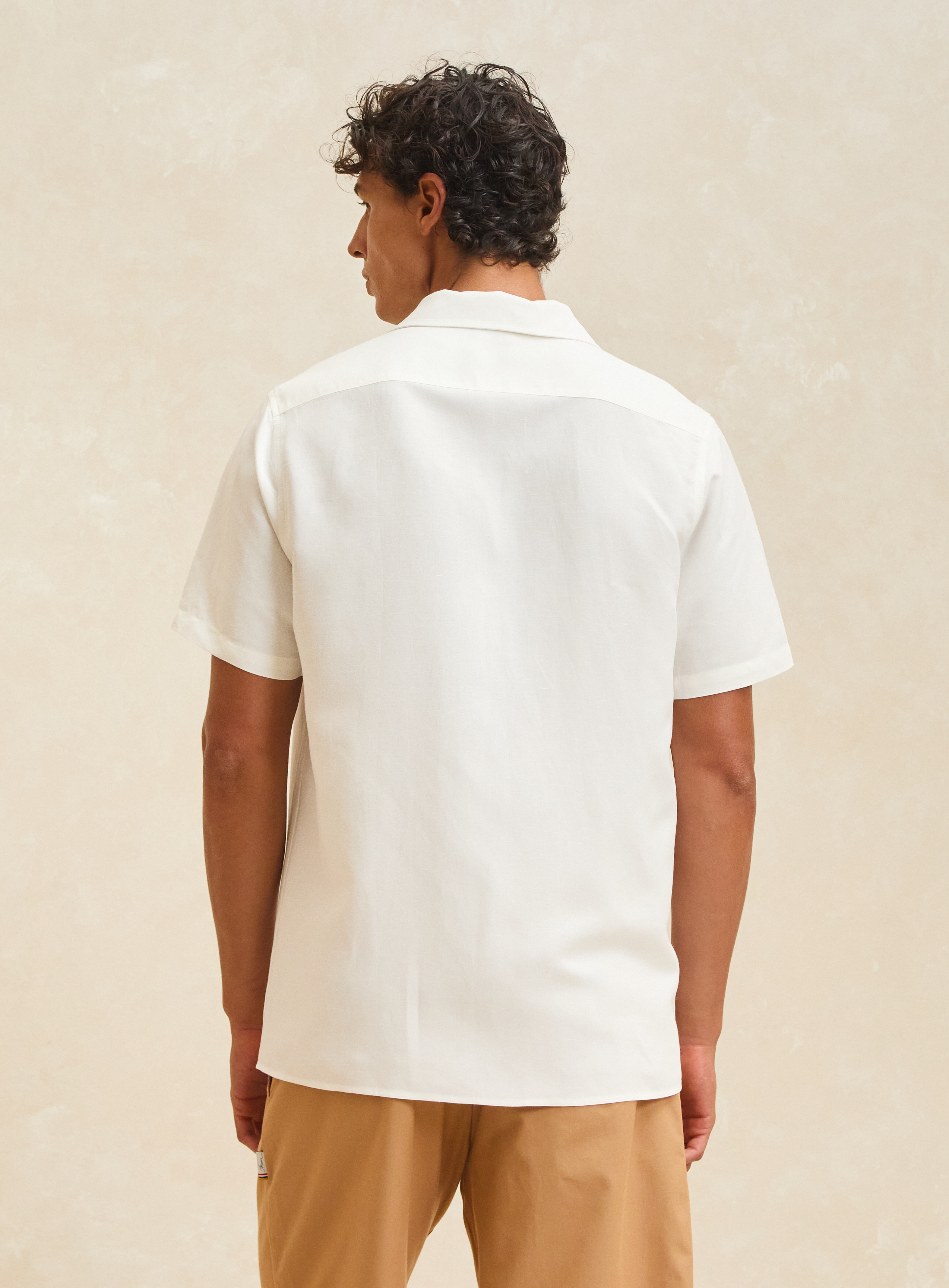 CAMISA LINHO VINTAGE GG OFF SHELL