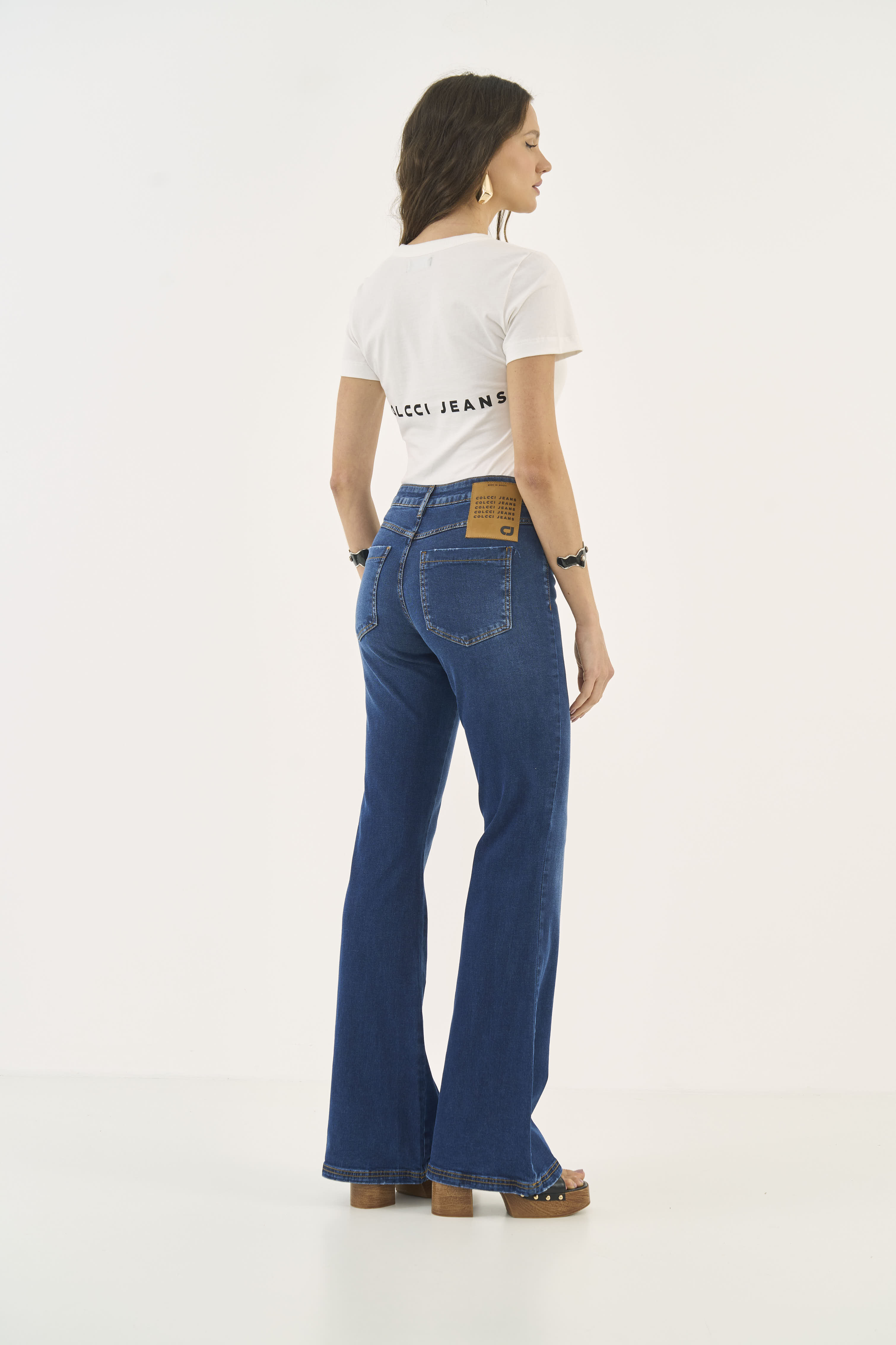 CALÇA JEANS NOVA YORK FLARE 34 INDIGO