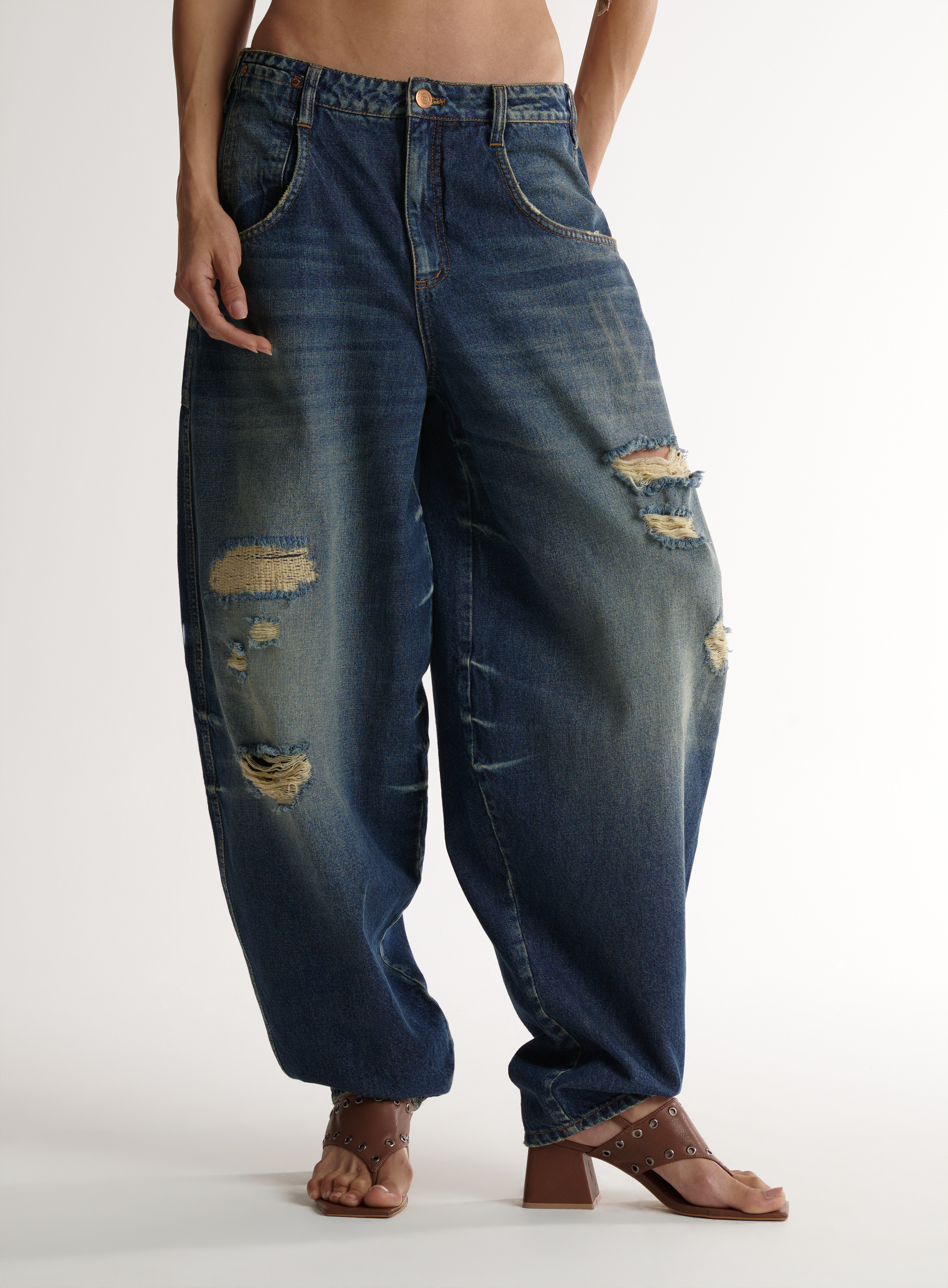 CALÇA JEANS FASHION 34 INDIGO