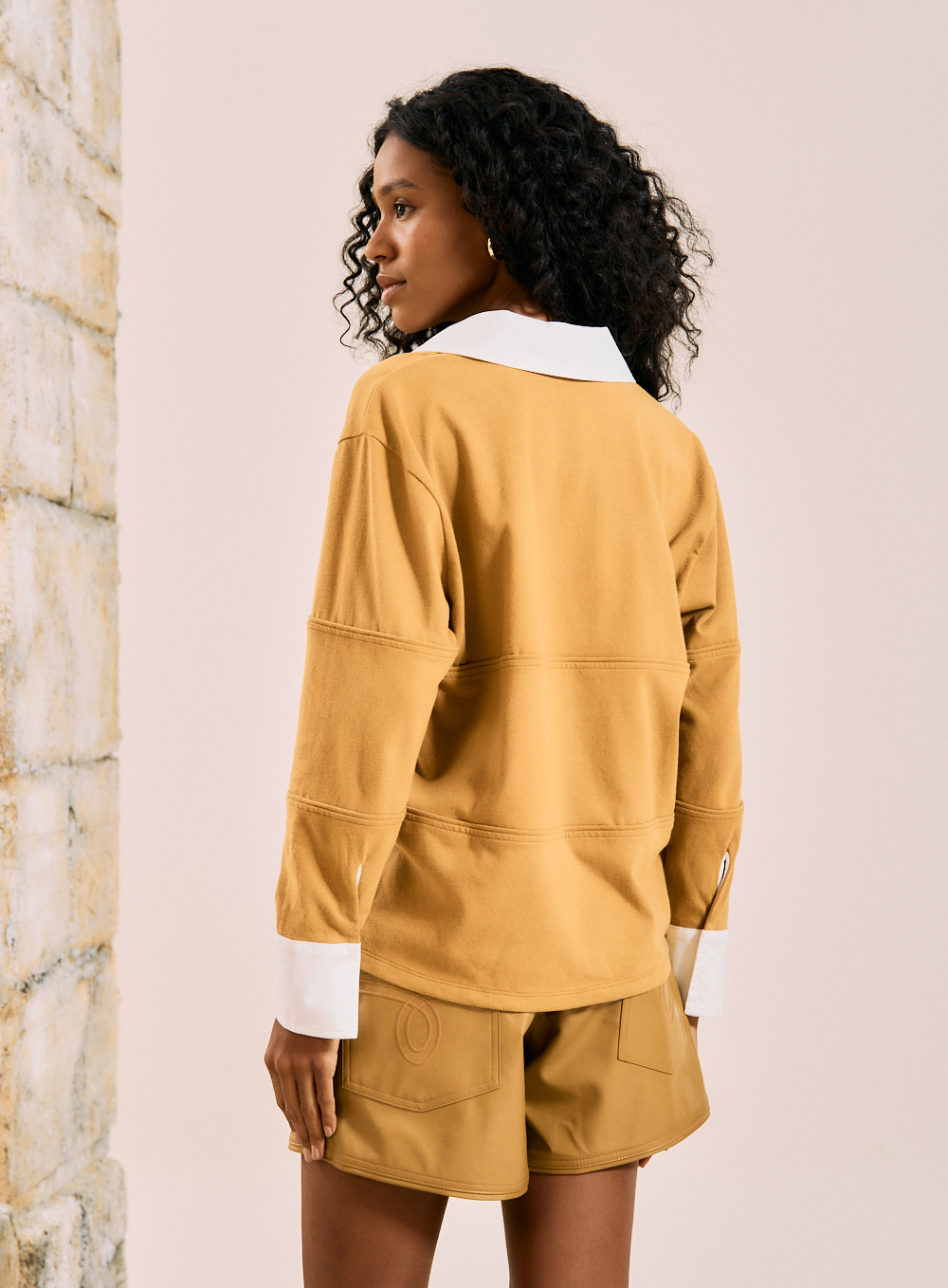 POLO OPEN G AMARELO GOLDEN