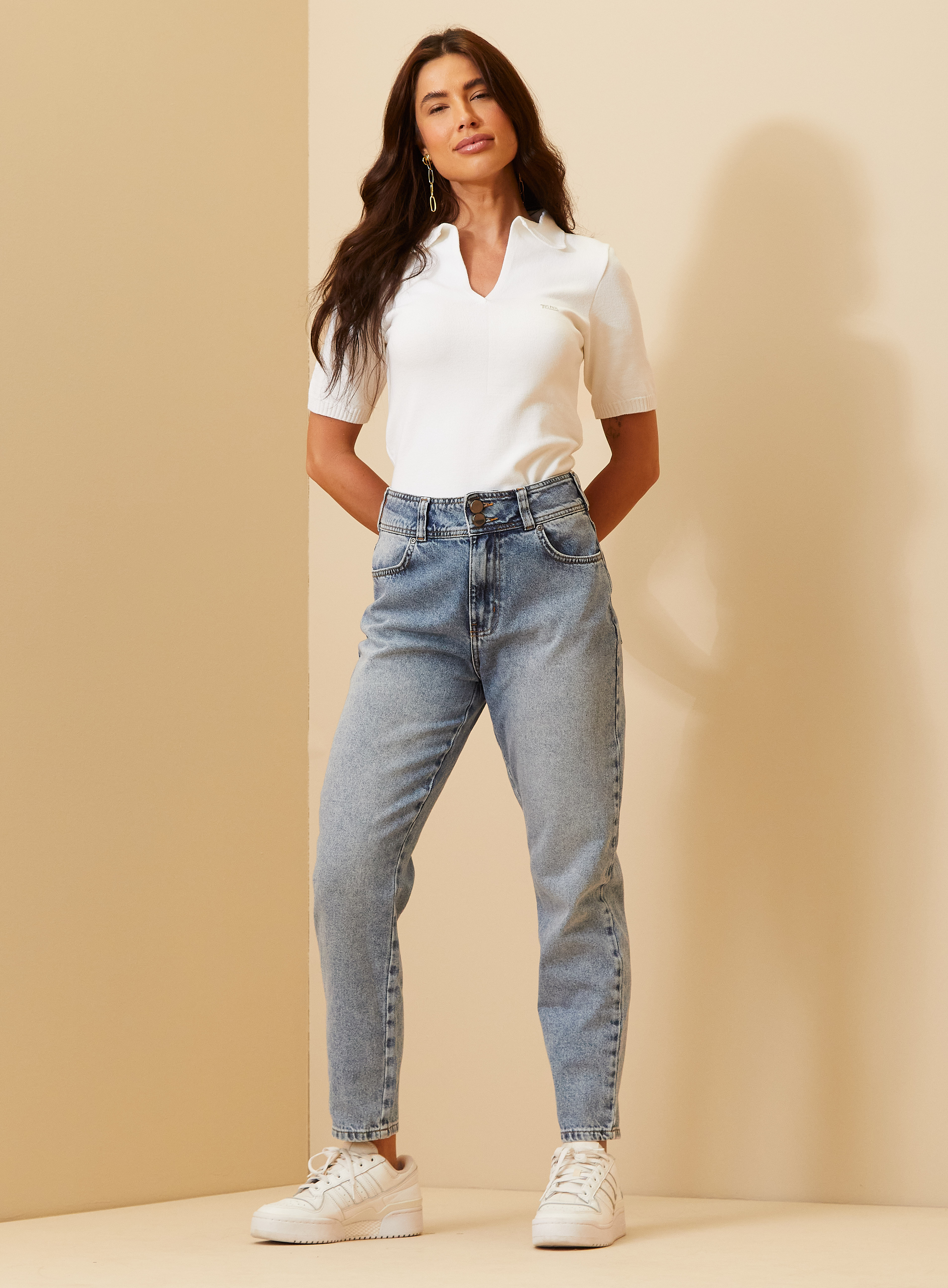 CALÇA JEANS AYLA 42 INDIGO