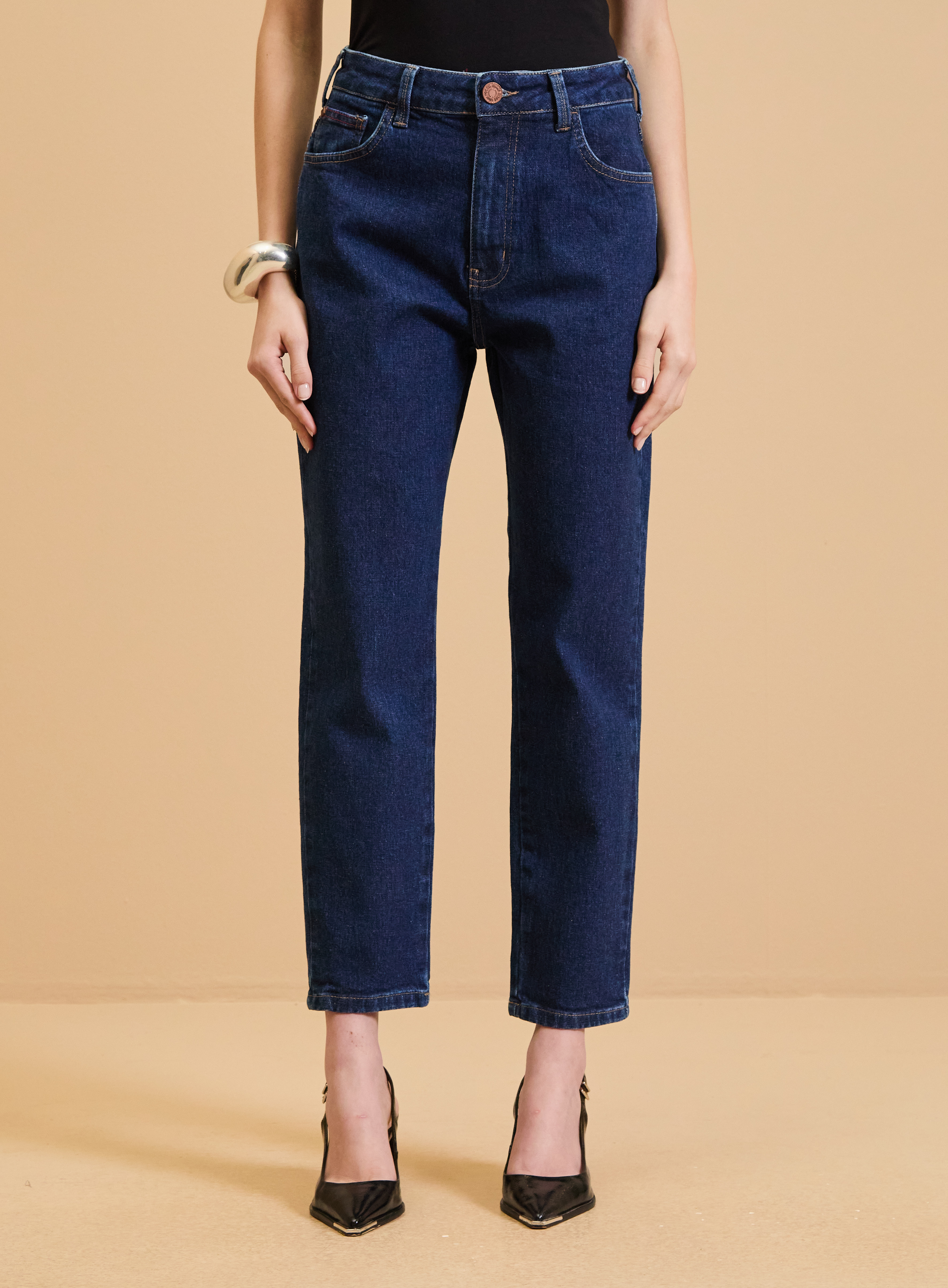 CALÇA JEANS LOLA STRETCH 38 INDIGO