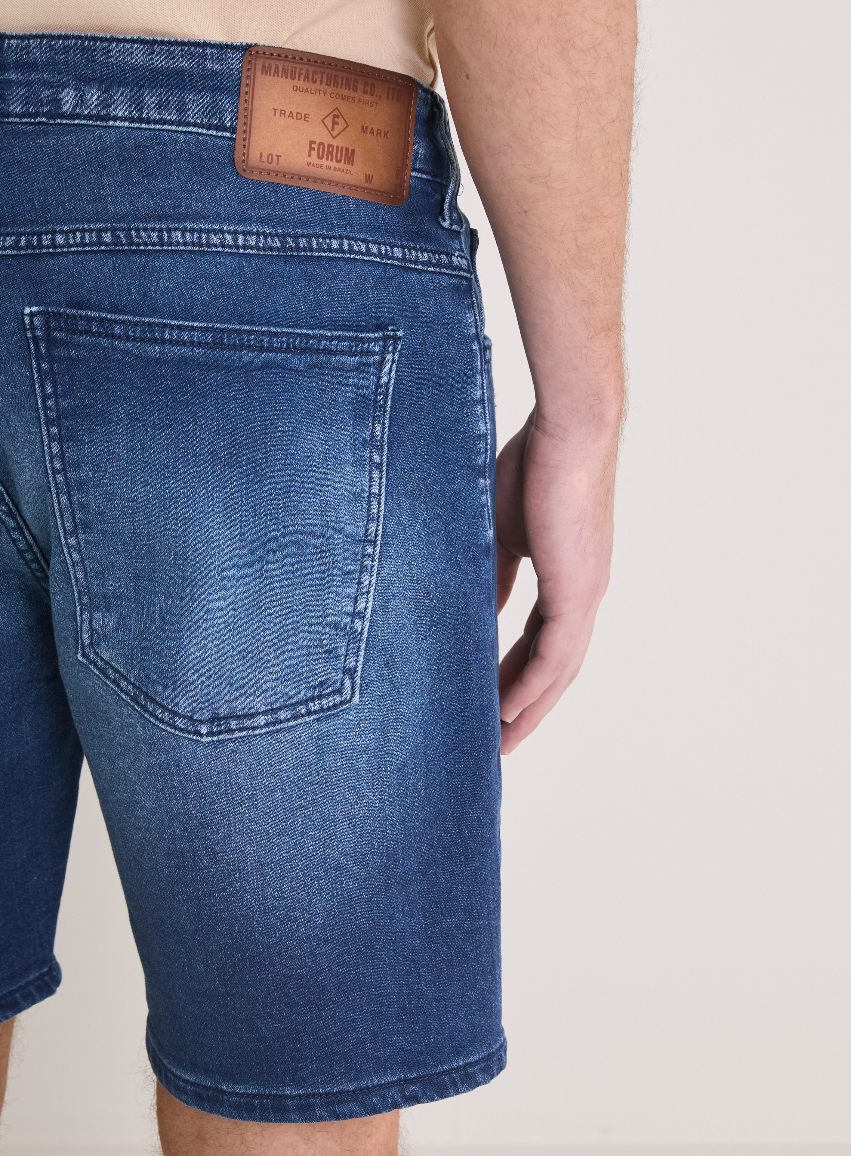 BERMUDA JEANS DOM 38 INDIGO