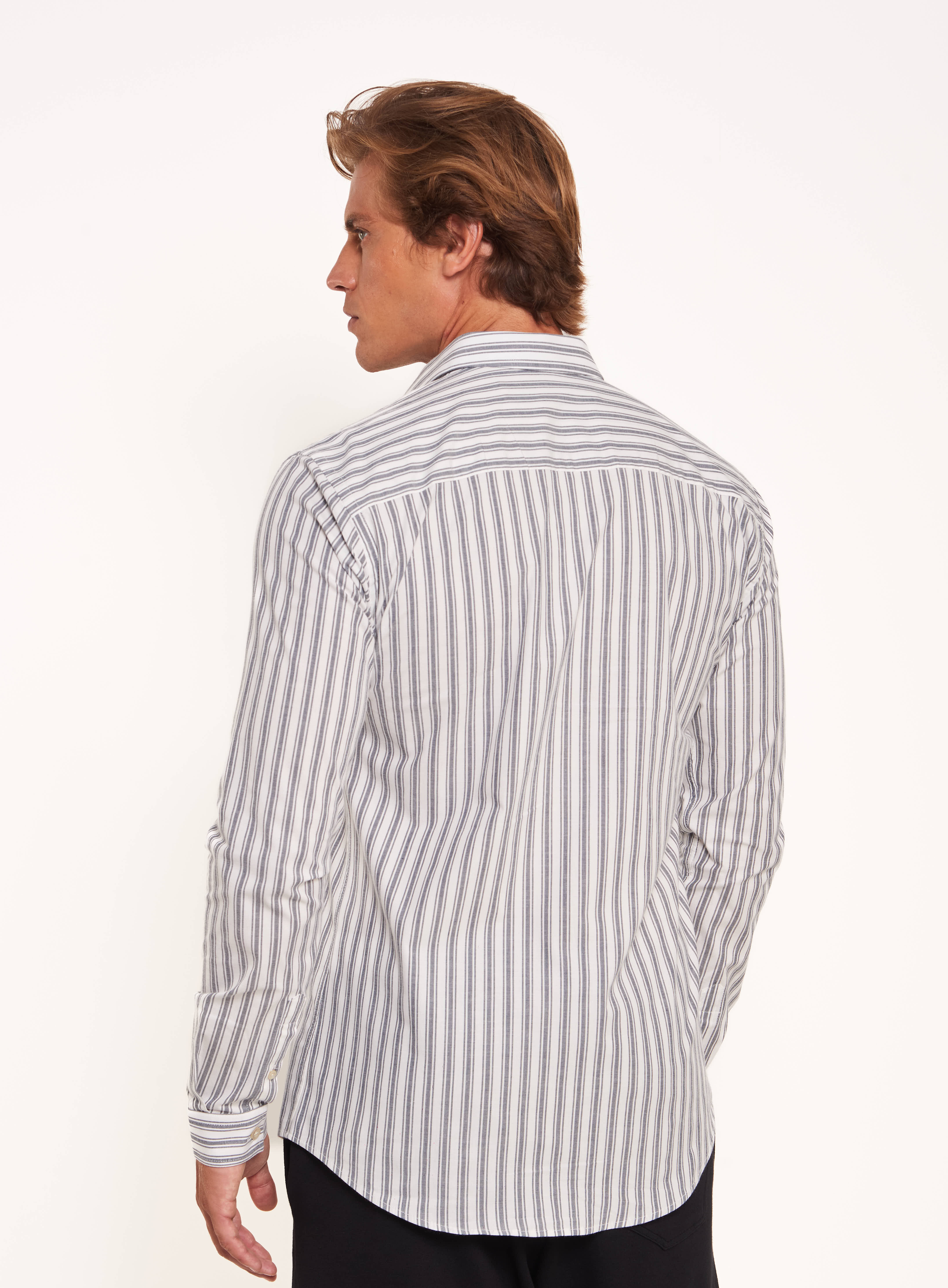 CAMISA LISTRADA WORK FIT GG LISTRADO