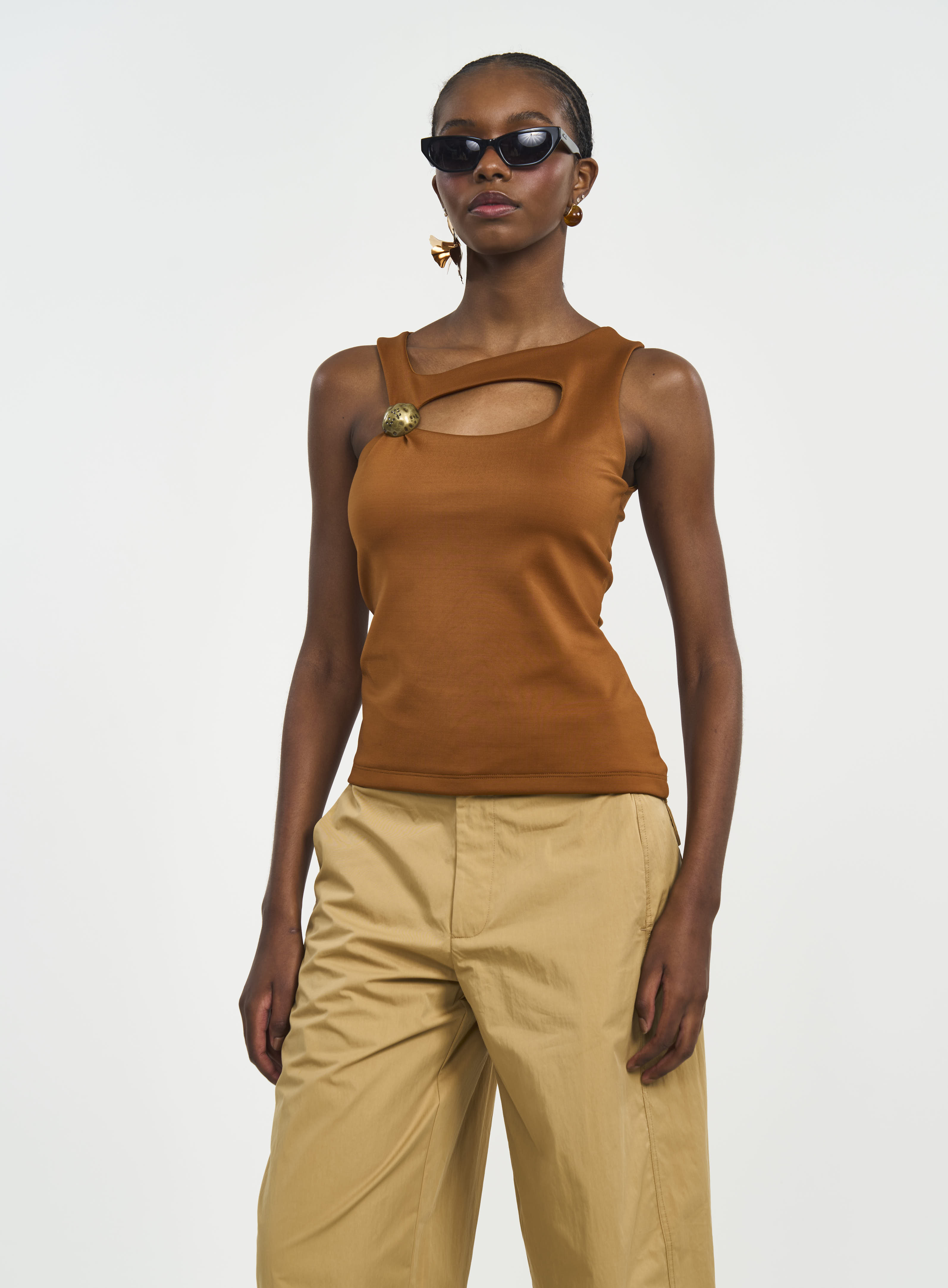 BLUSA COLCCI G MARROM DROME