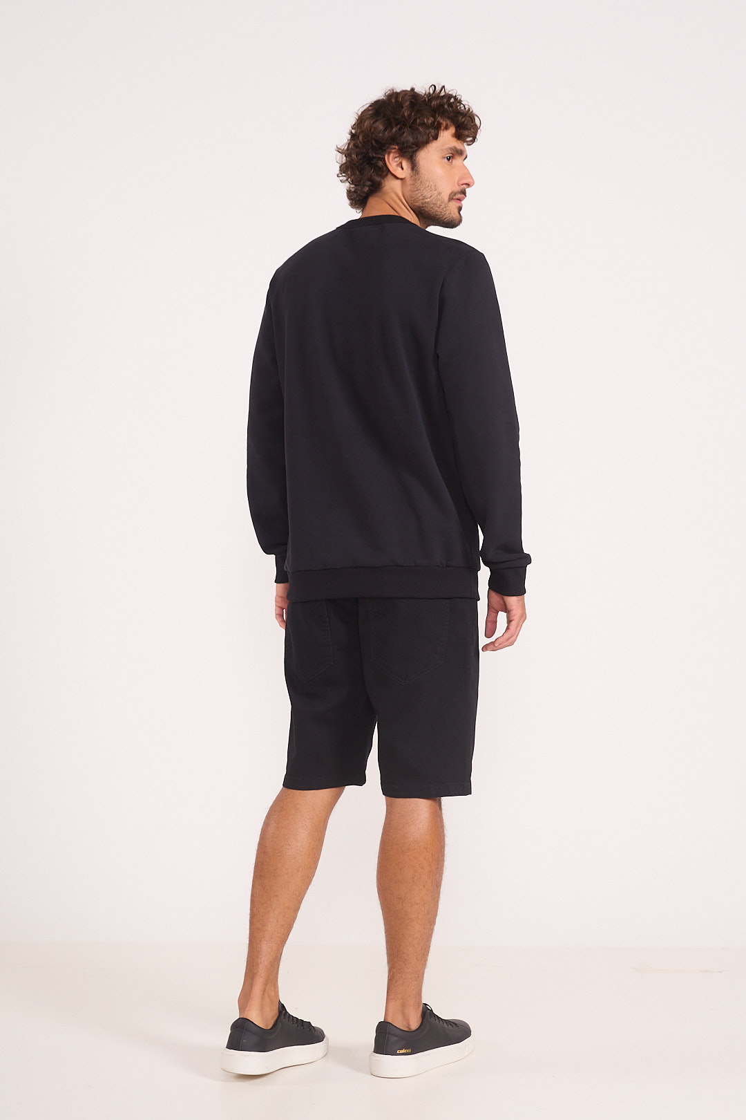 BERMUDA JEANS DAVI 42 IND.PRETO