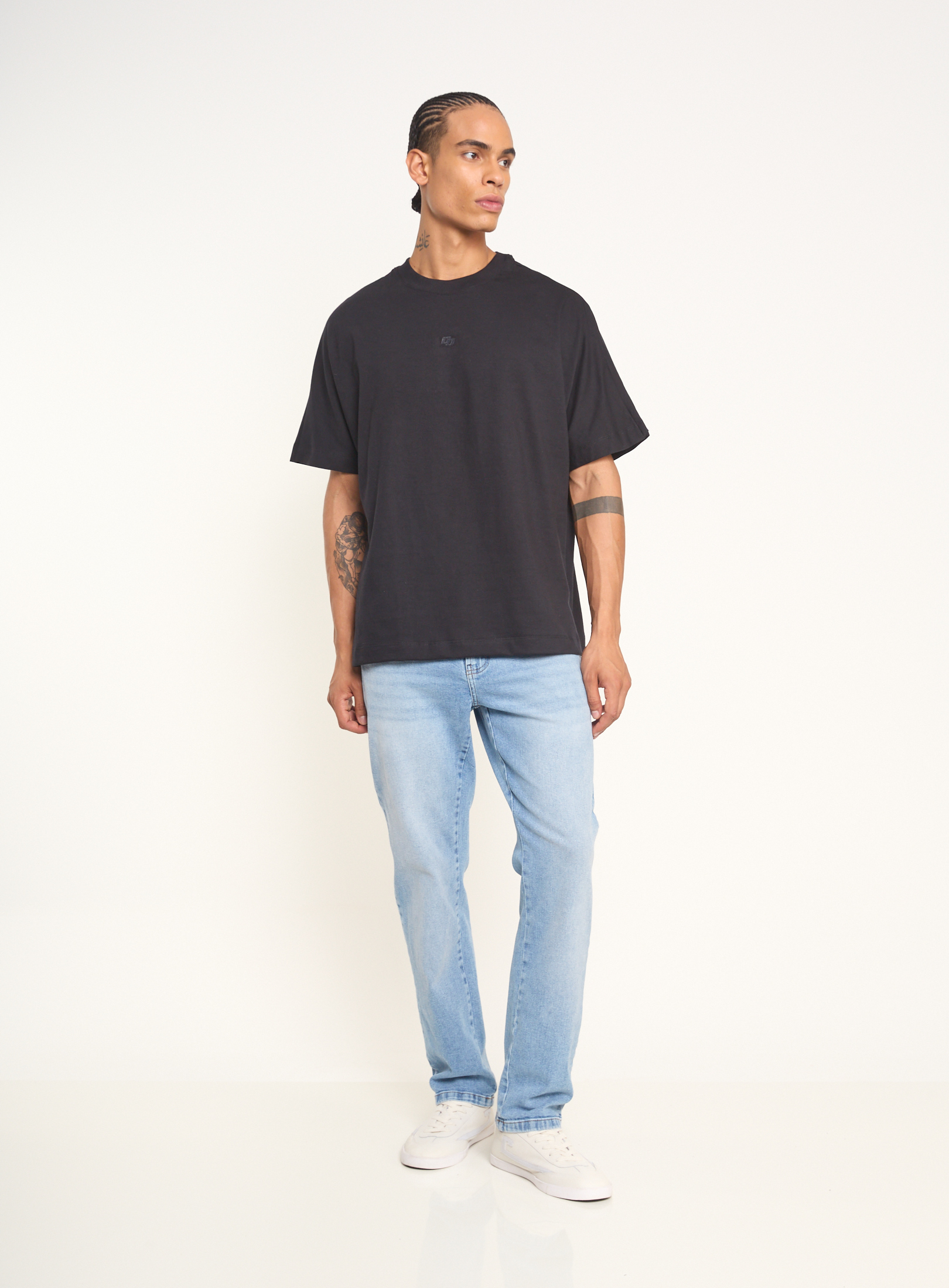 CALÇA JEANS RETA 40 INDIGO