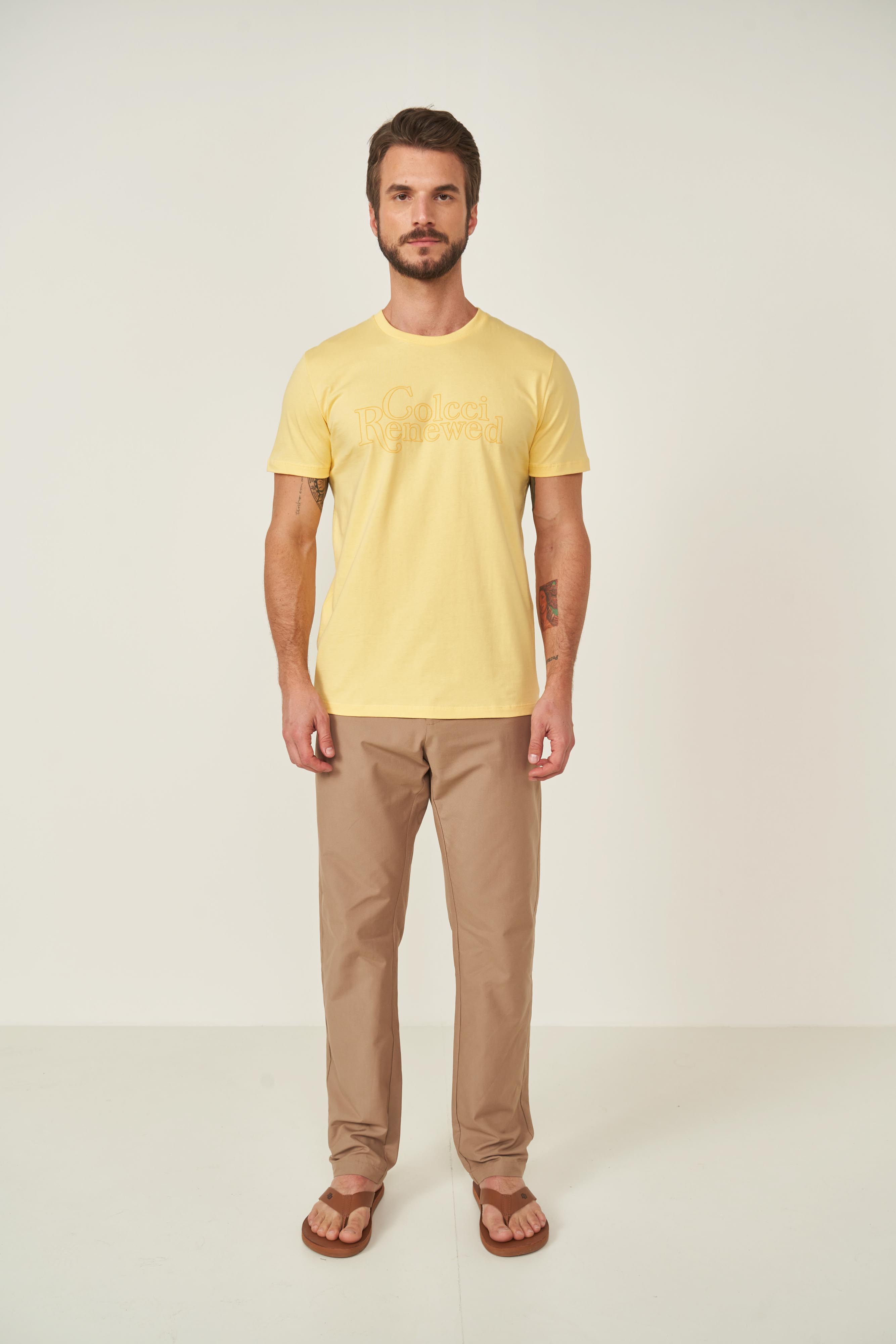 CAMISETA COLCCI G AMARELO CORNISH