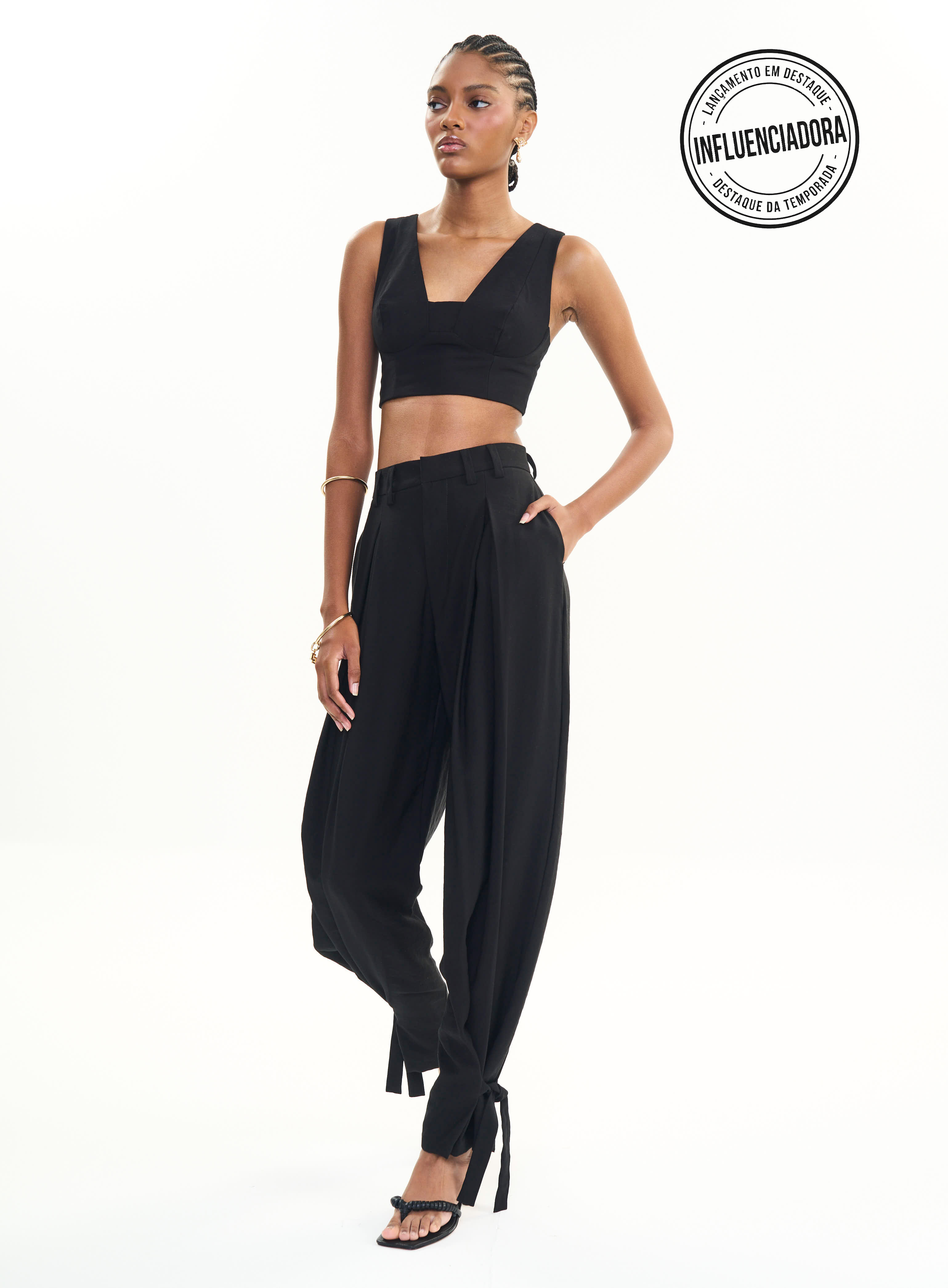 TOP COLCCI PP PRETO