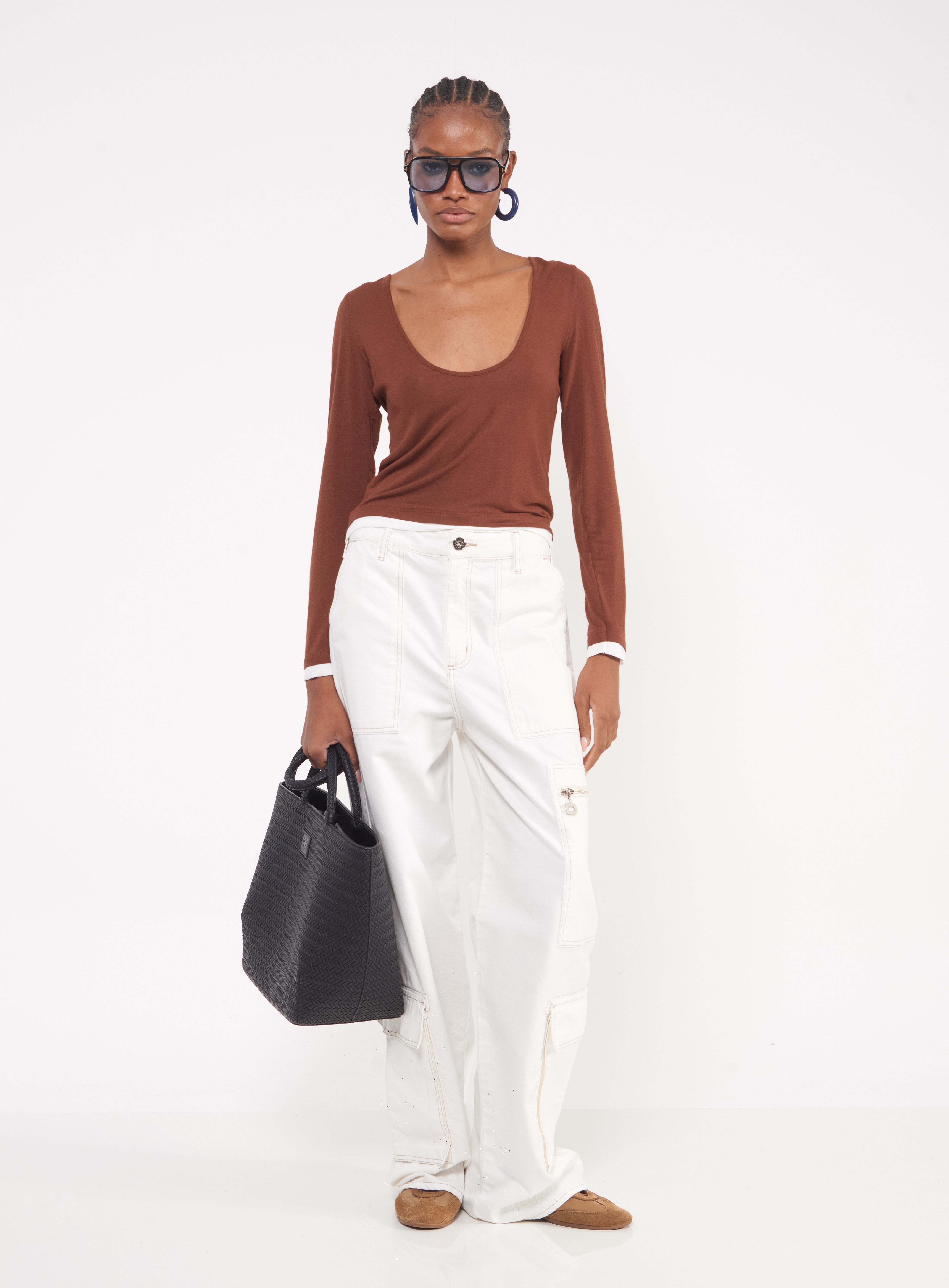 BLUSA COLCCI M MARROM TIRAMISU