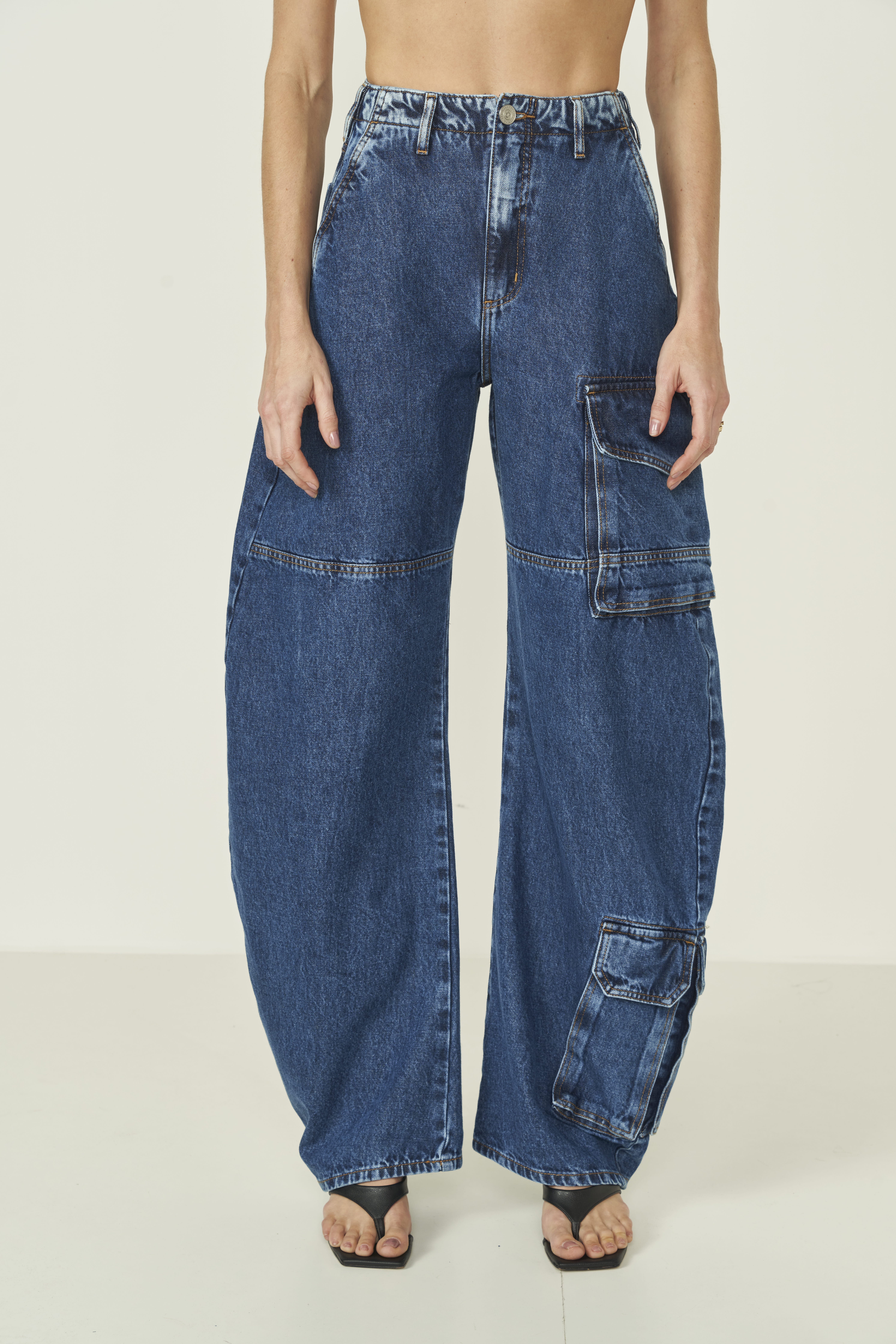 CALÇA JEANS BARCELONA 40 INDIGO