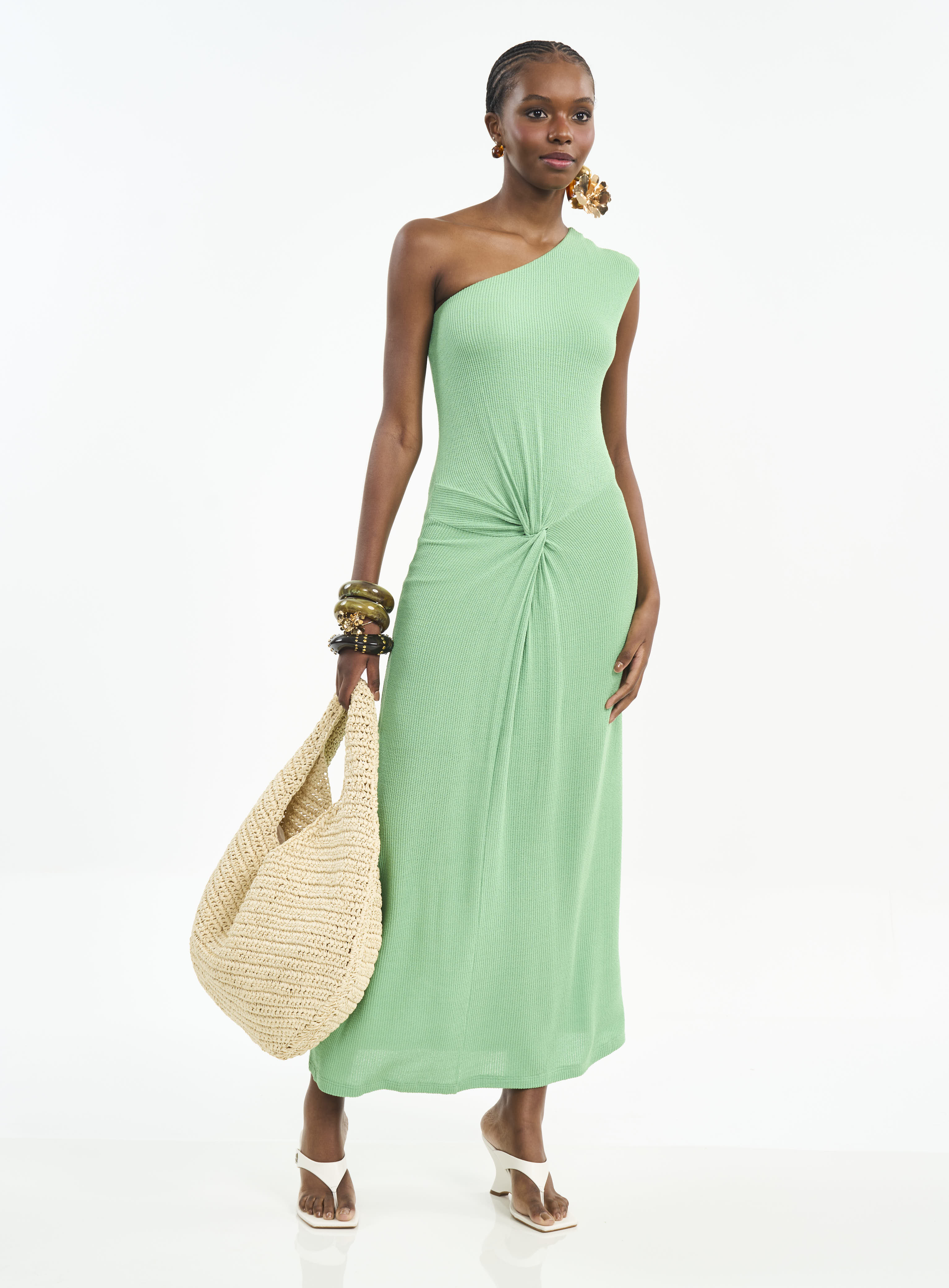 VESTIDO COLCCI M VERDE VEGGIR