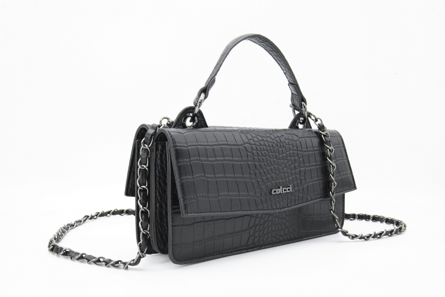 BOLSA COLCCI  CROSSBODY FEM U PRETO