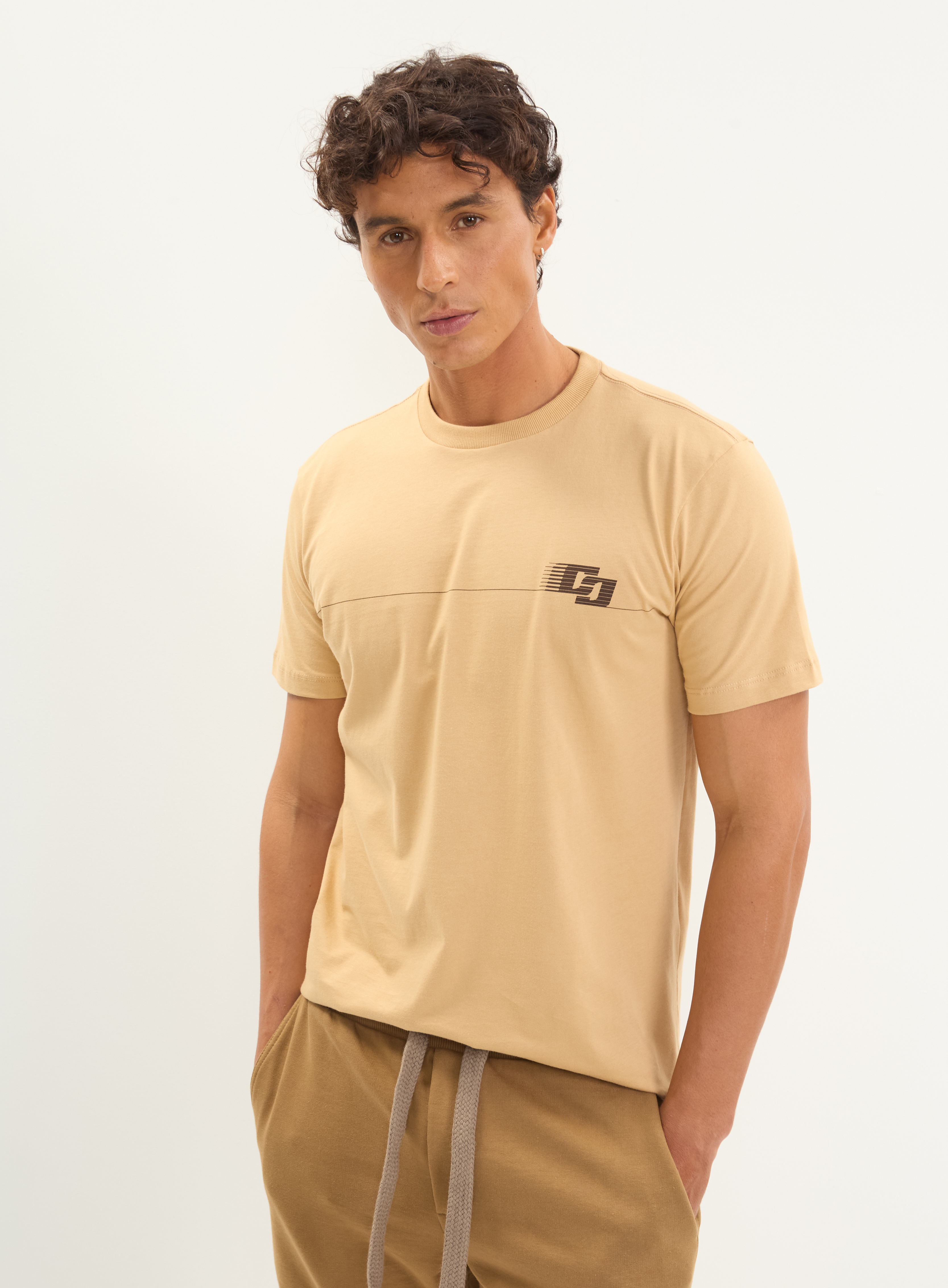 CAMISETA COLCCI G BEGE FLAVO