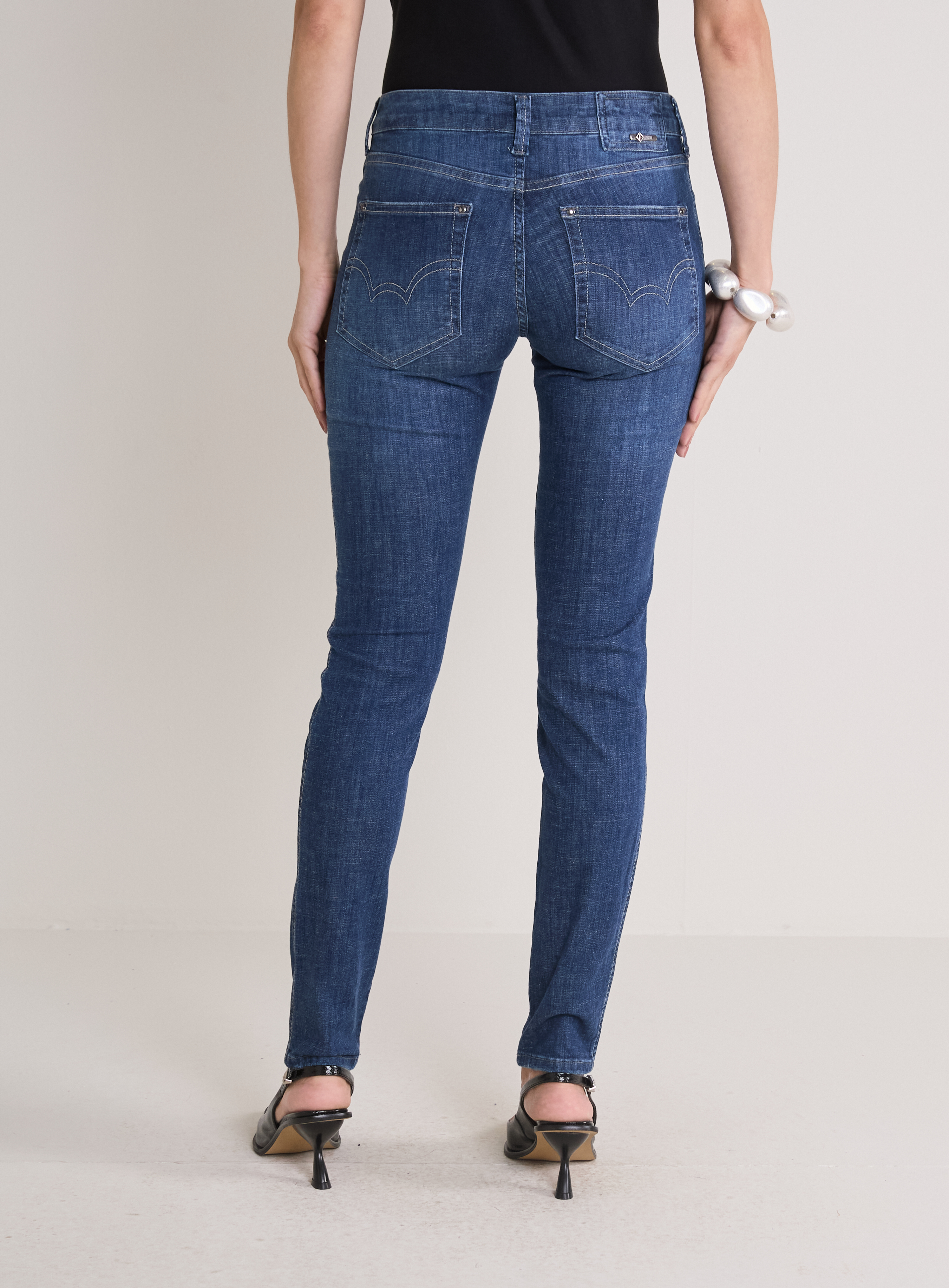 CALÇA JEANS MARISA SKINNY 44 INDIGO