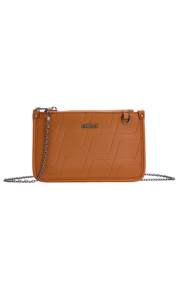 BOLSA COLCCI  FLAT CLASSIC U CARAMELO