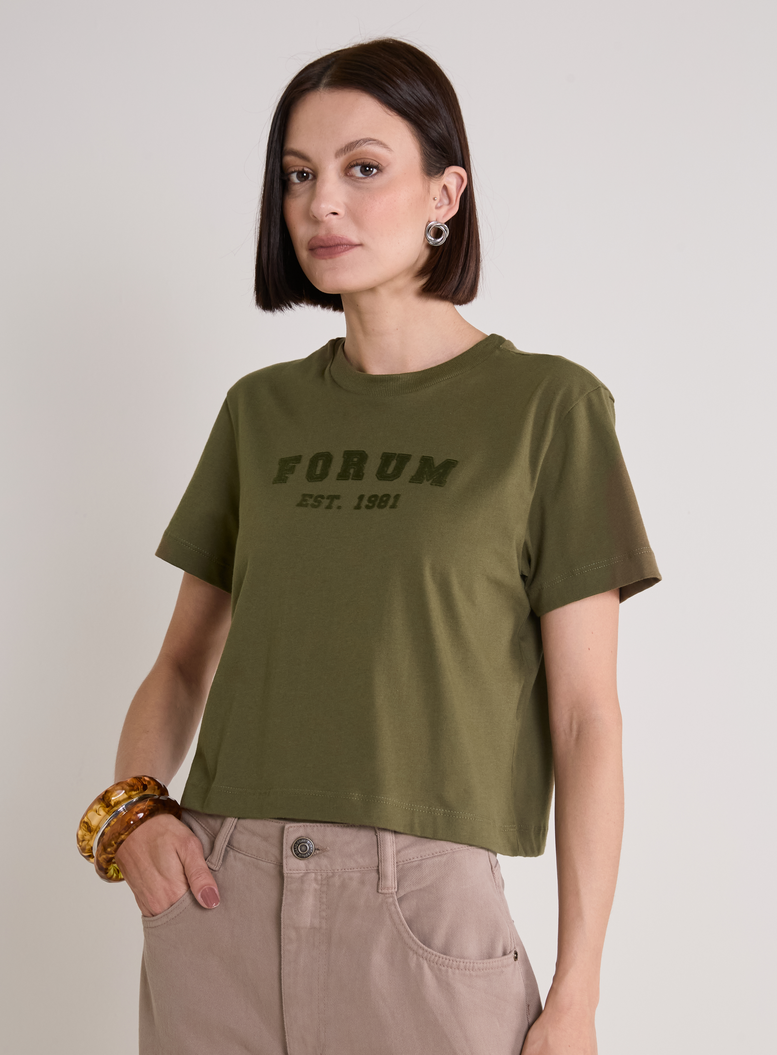 CAMISETA FORUM G VERDE SAP