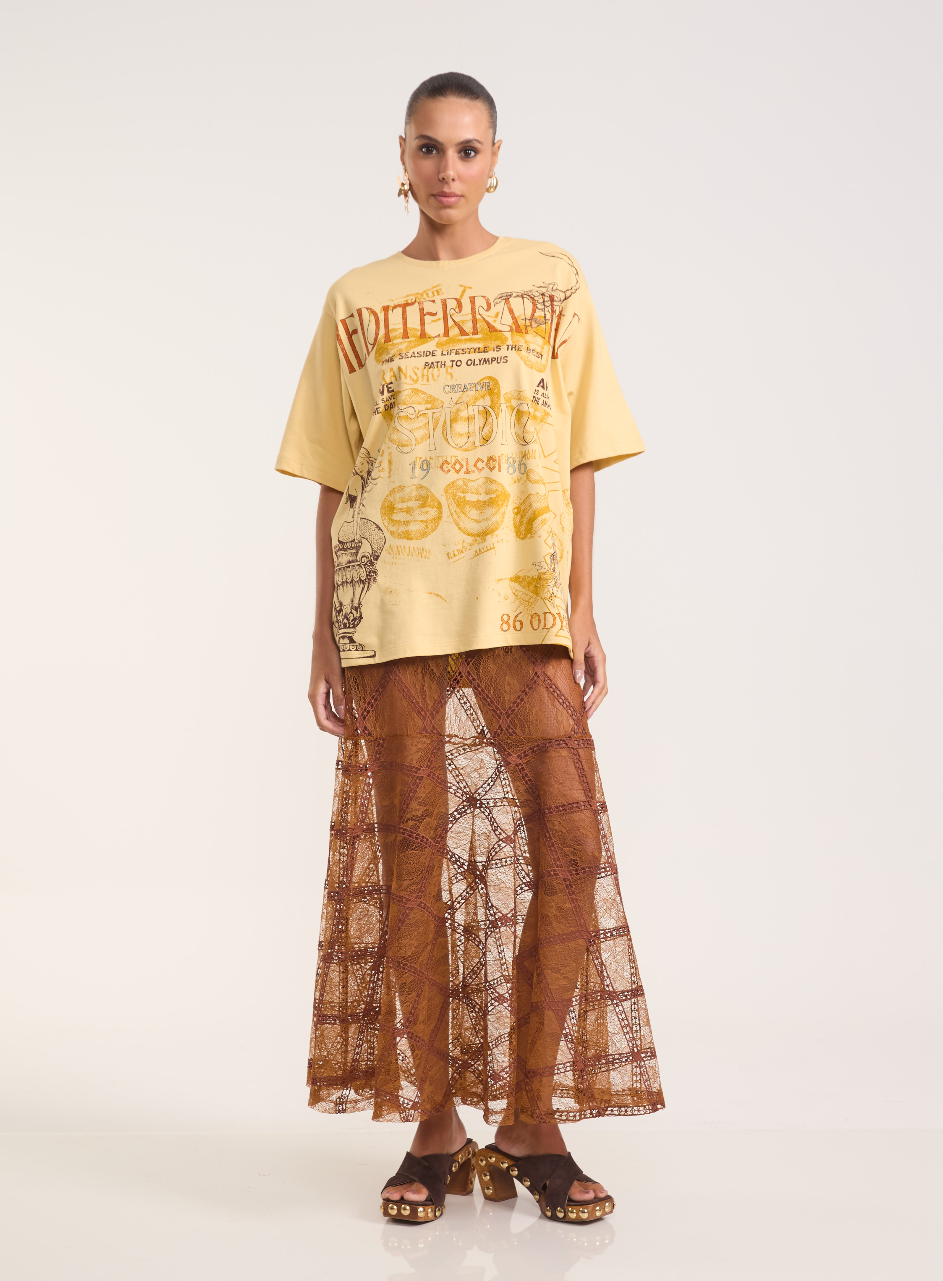 CAMISETA COLCCI M AMARELO SOLENE