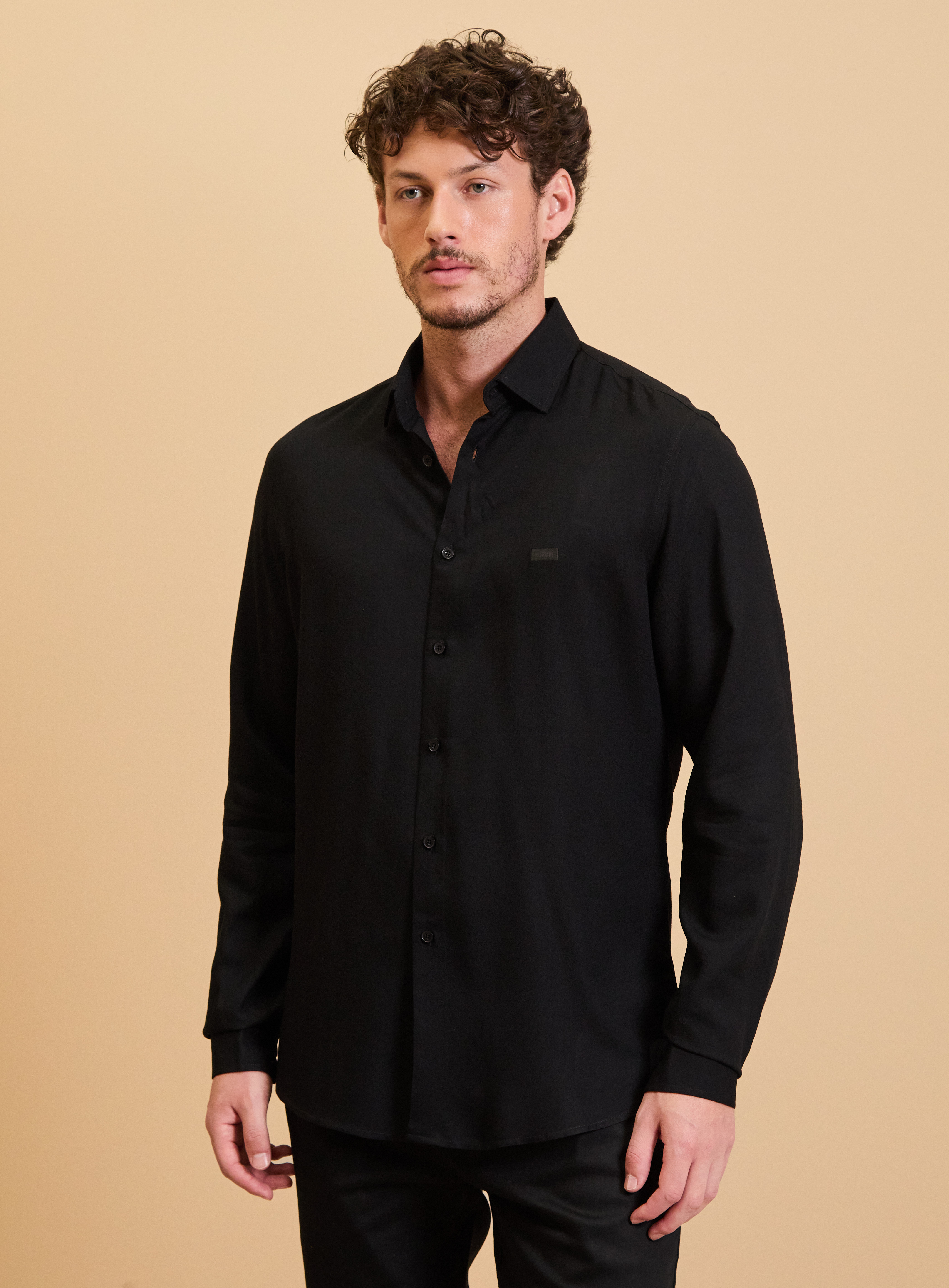 CAMISA ST BARTHS M PRETO