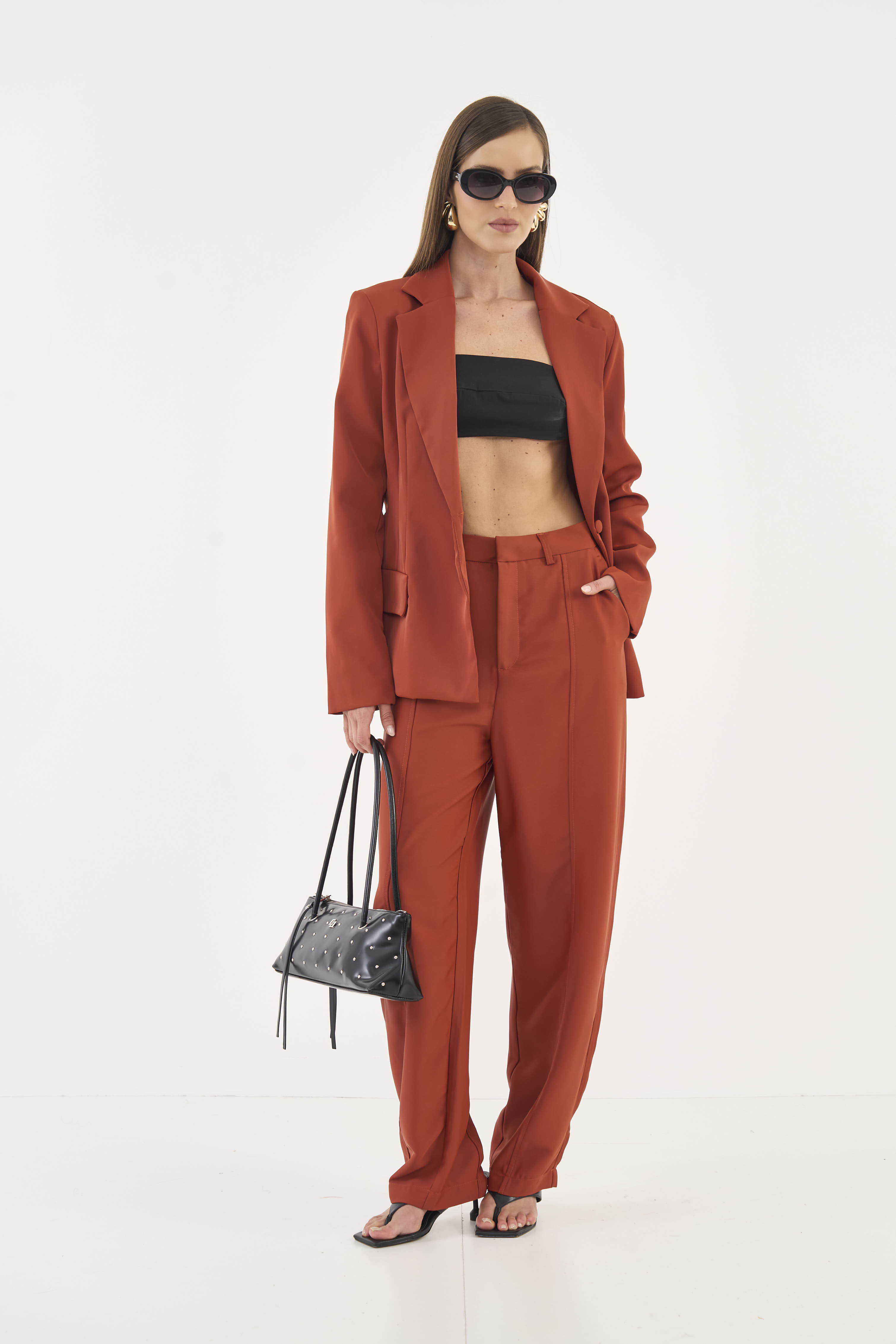 CALÇA COLCCI P MARROM BRICKLANE