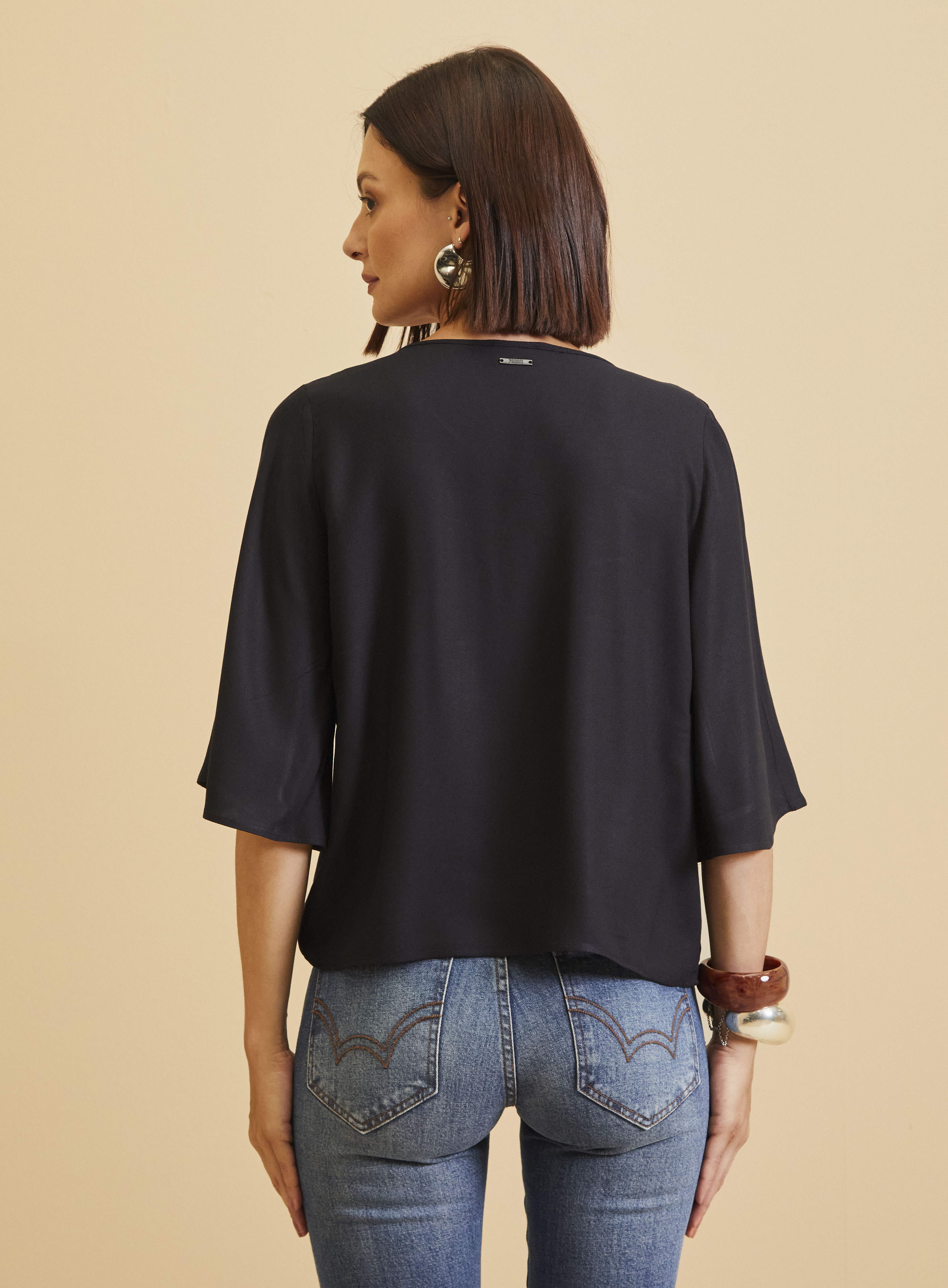 BLUSA FORUM P PRETO
