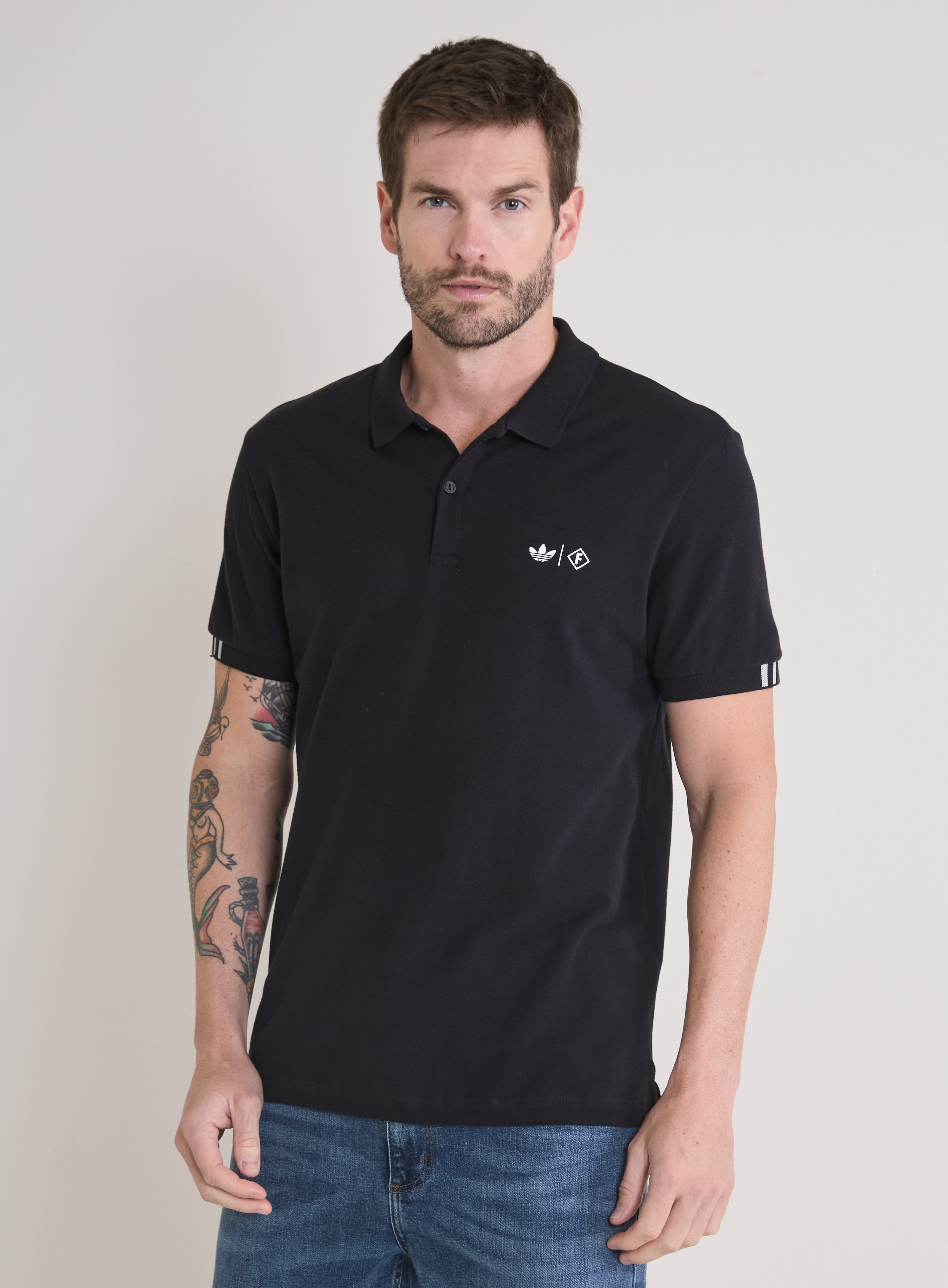 POLO ADIDAS FORUM GG PRETO