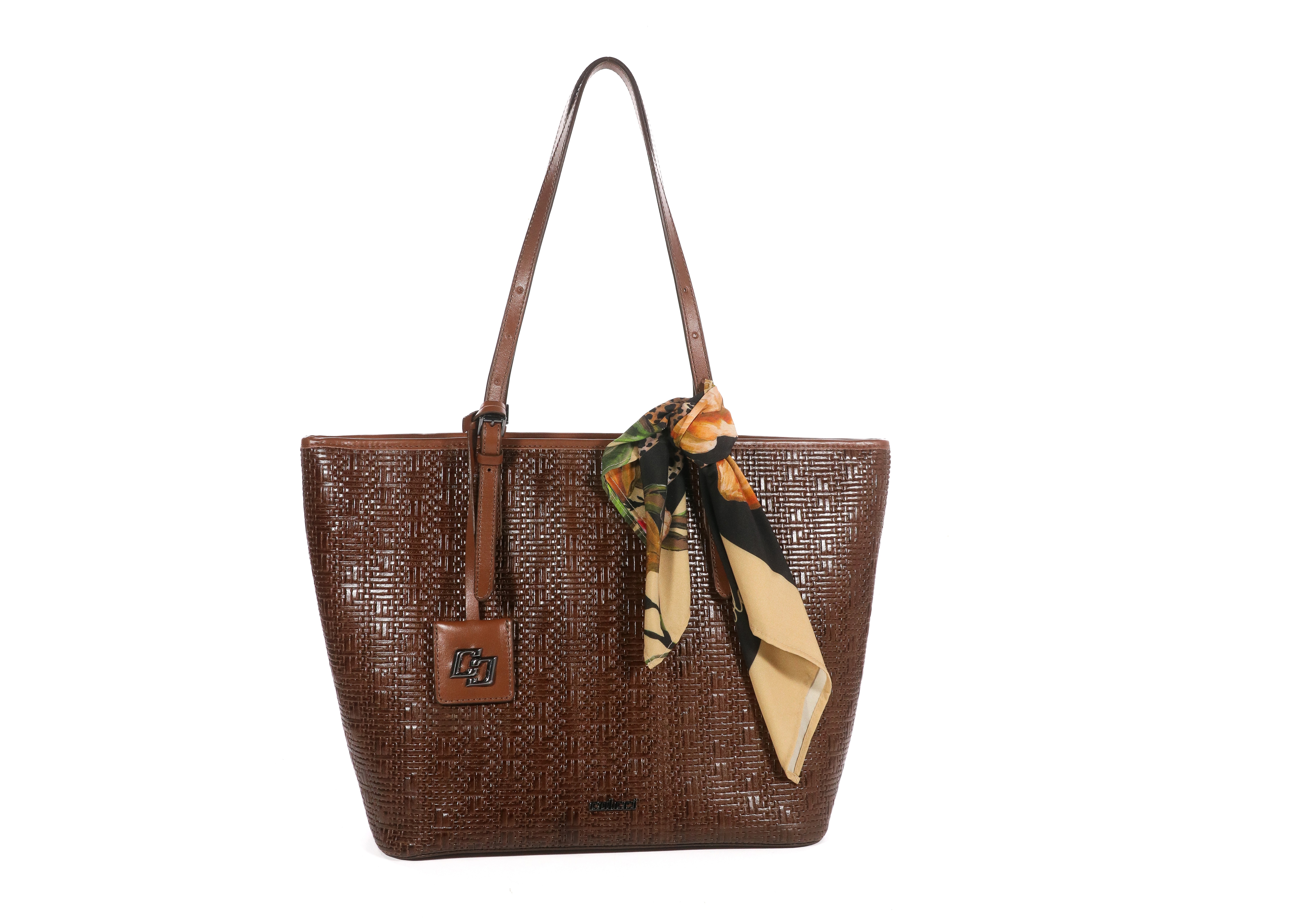 BOLSA COLCCI SHOPPING LIA LENÇO U MARROM TIRAMISU