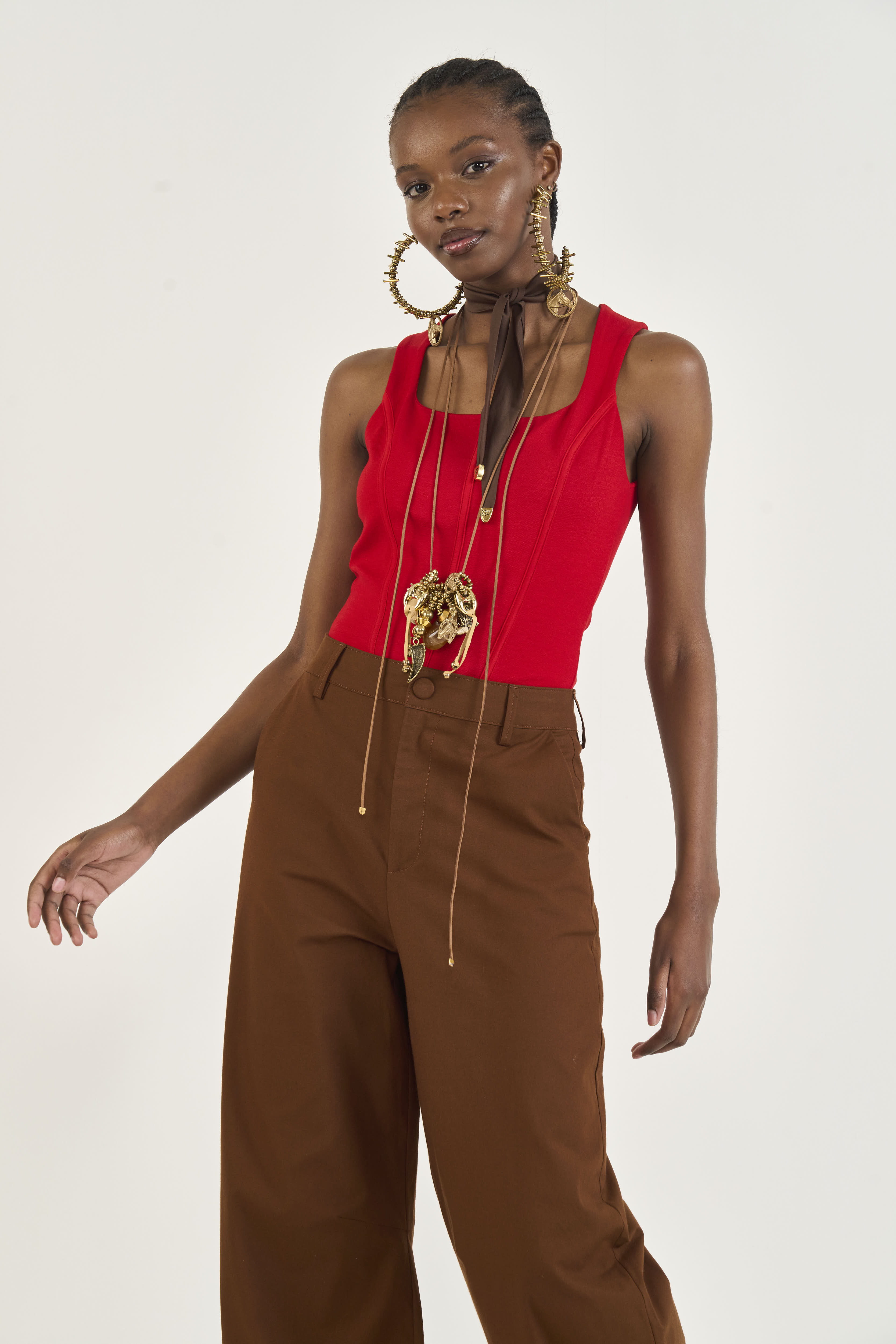 BLUSA COLCCI M VERMELHO SPARKL
