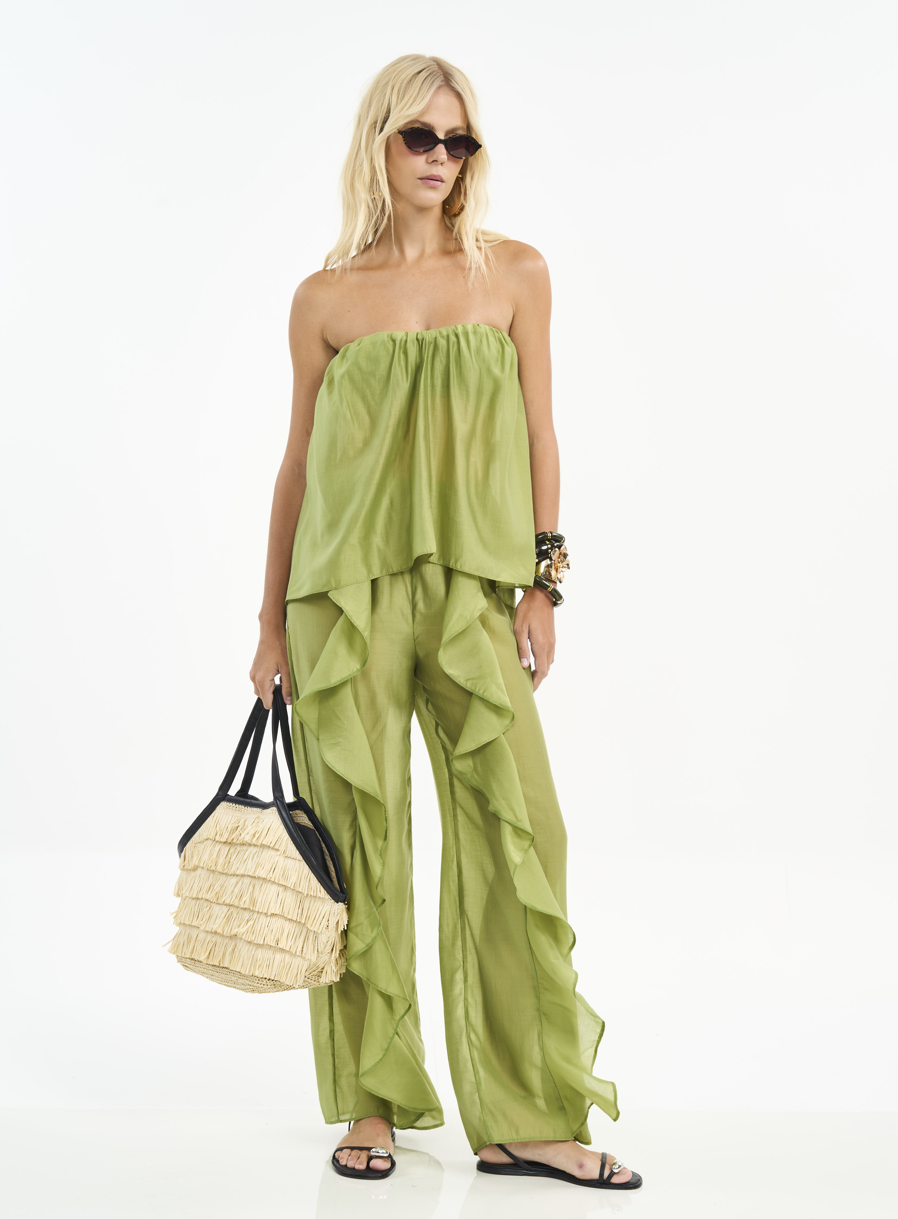 CALÇA COLCCI G VERDE YUCA
