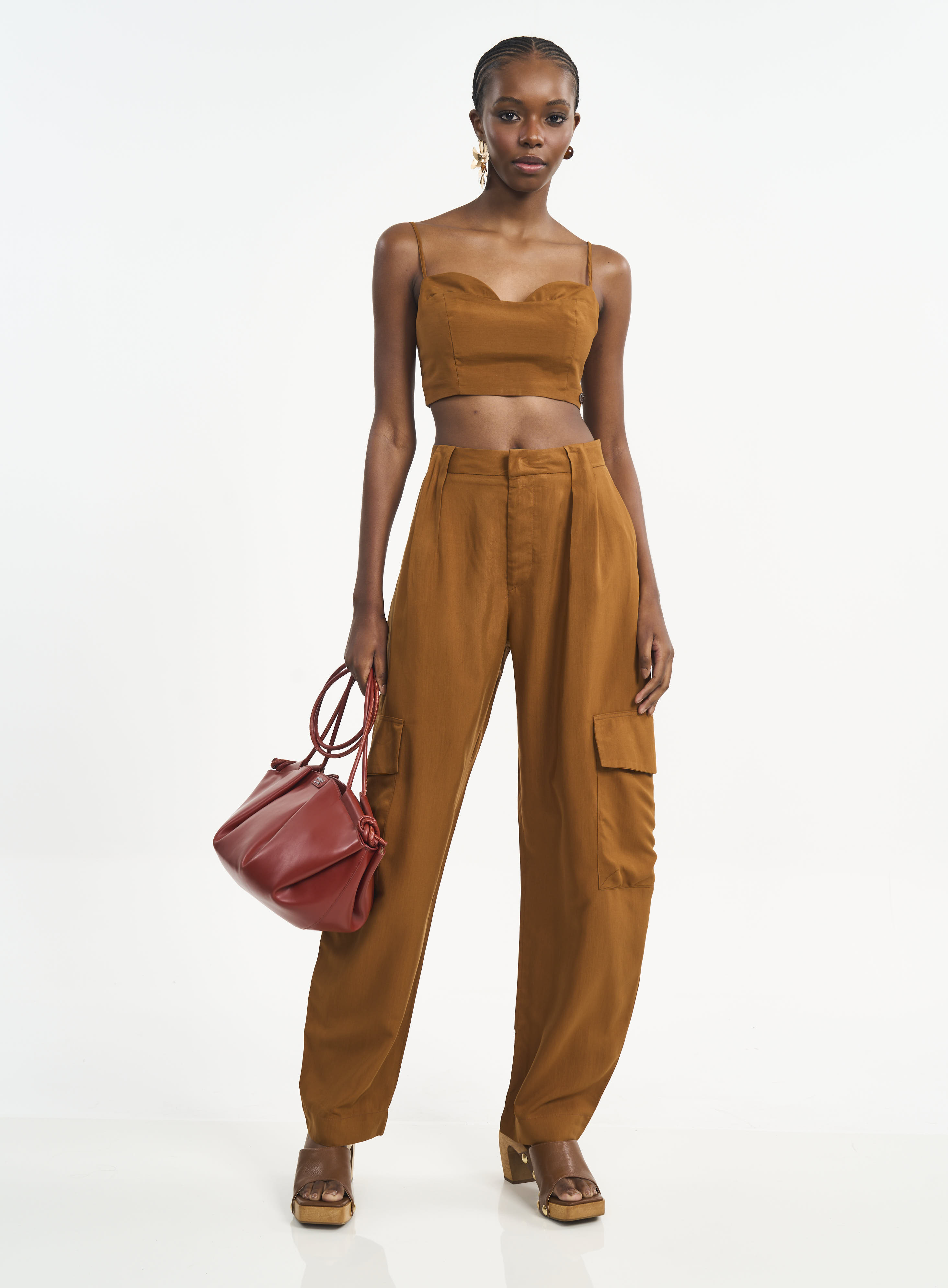 CALÇA COLCCI G MARROM DROME