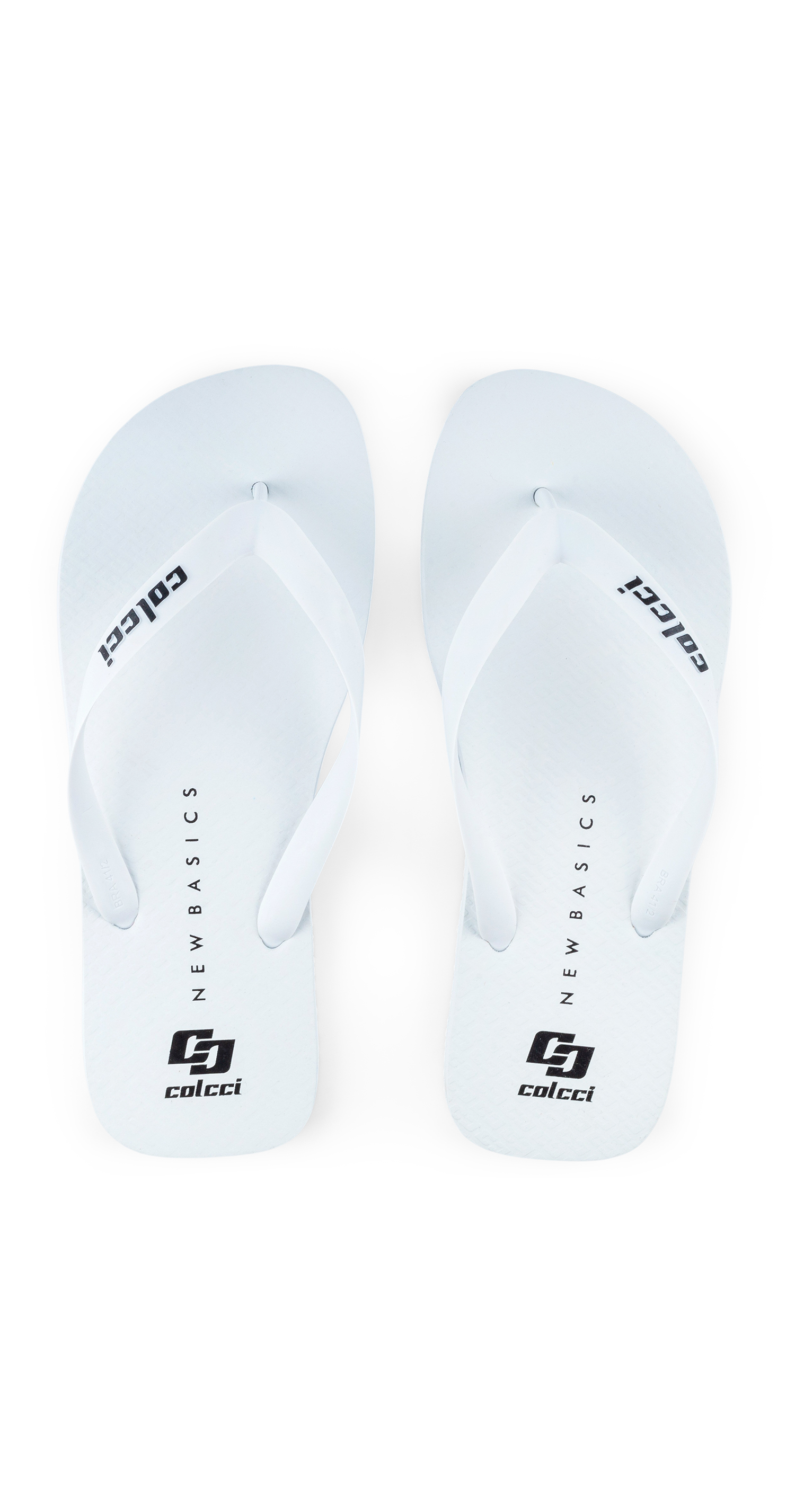 CHINELO MASCULINO NEW BASIC COLCCI 37-38 BRANCO