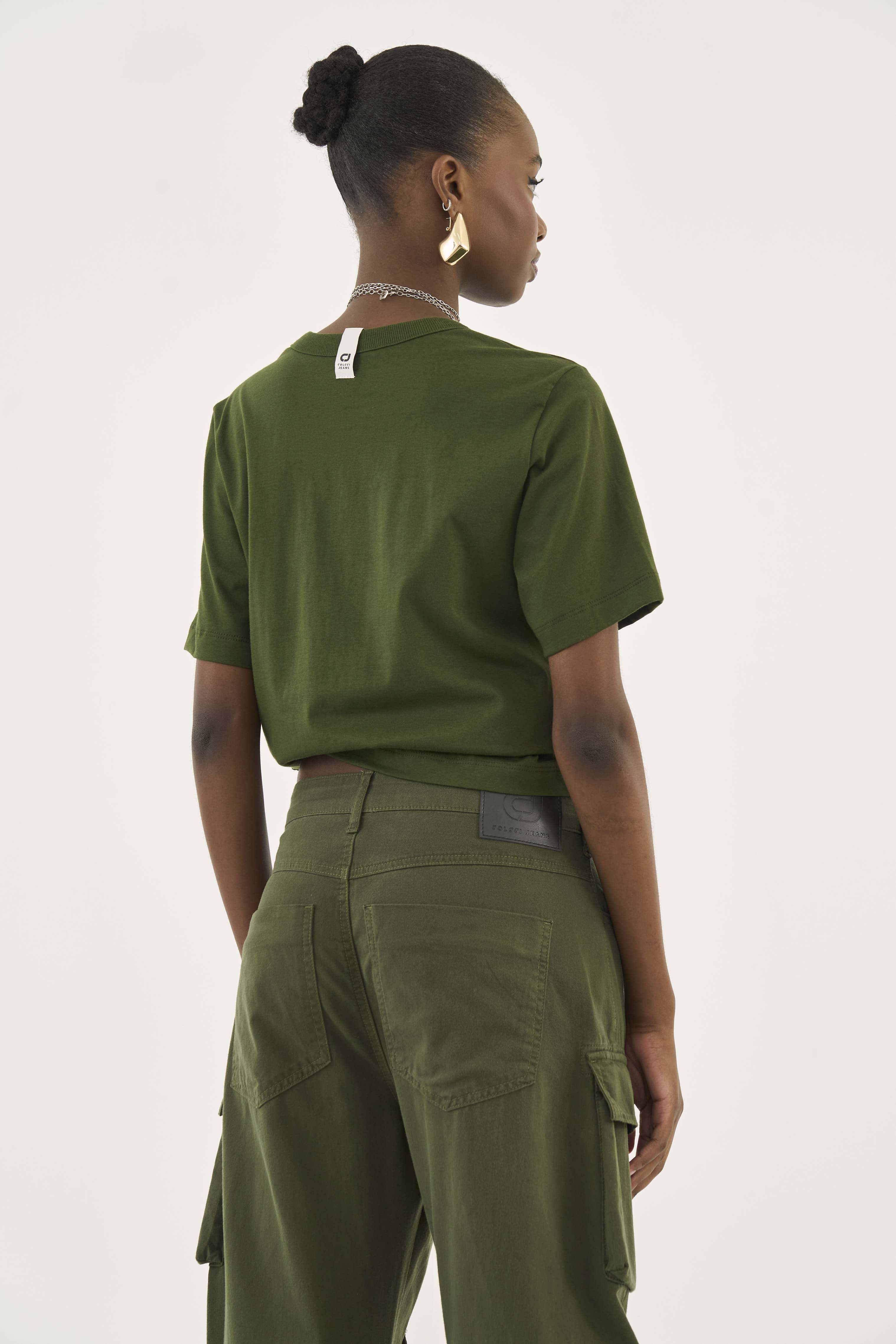 CAMISETA COLCCI JEANS PP VERDE ÉDEN