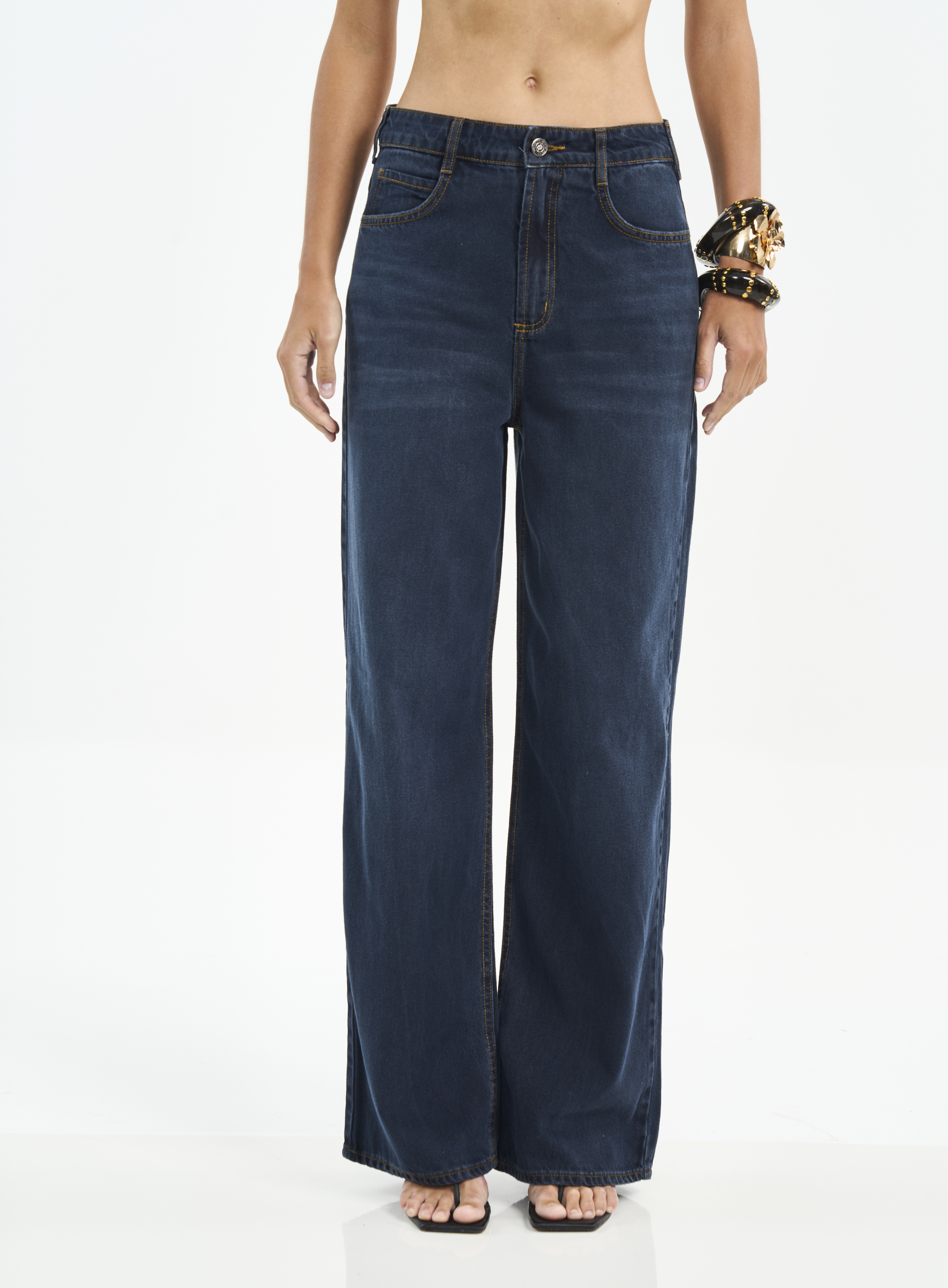 CALÇA JEANS BRUNA LOW 34 INDIGO